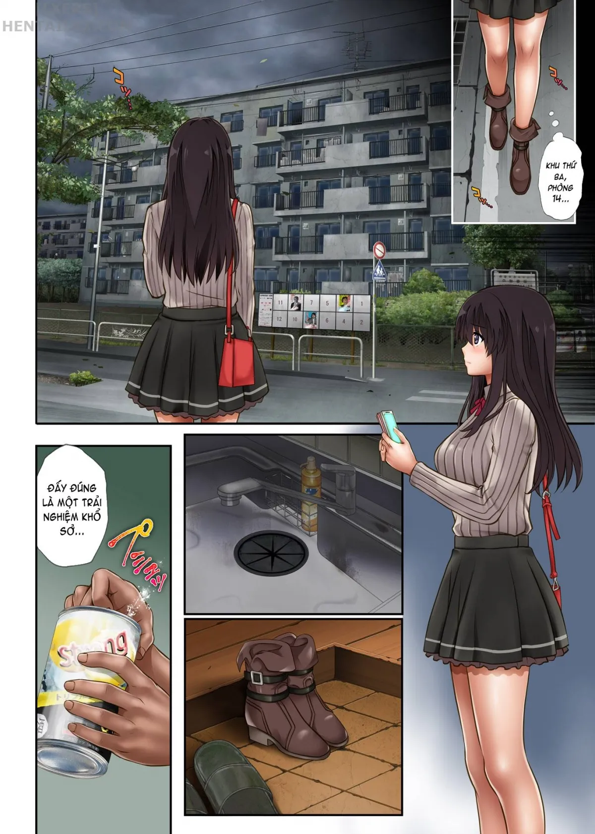 HentaiVN.net - Ảnh 32 - Kare to Watashi to Tenchou no Shinya Kinmu [Night Shift NTR] - Chapter 03 - Có che