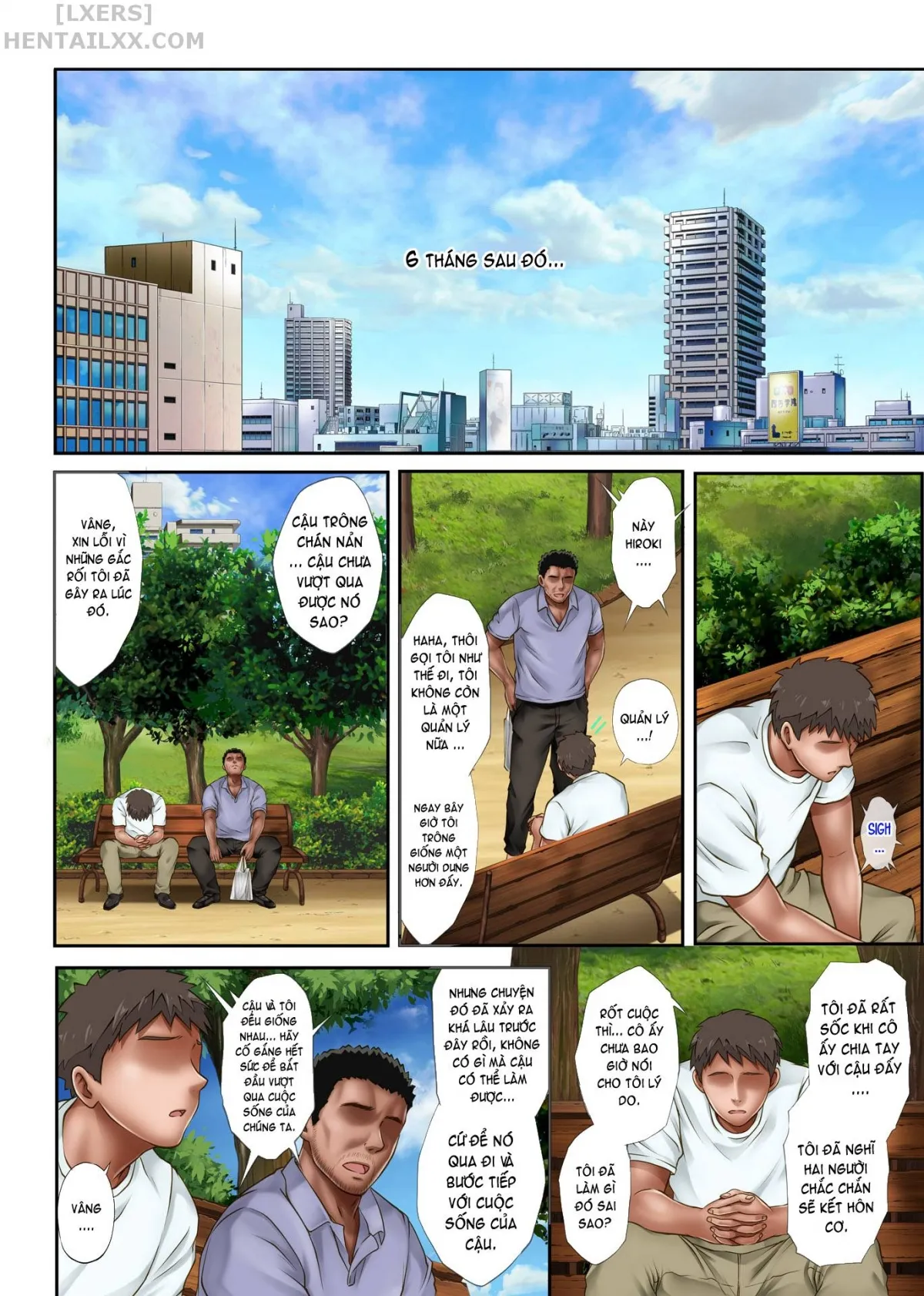 HentaiVN.net - Ảnh 56 - Kare to Watashi to Tenchou no Shinya Kinmu [Night Shift NTR] - Chapter 03 - Có che