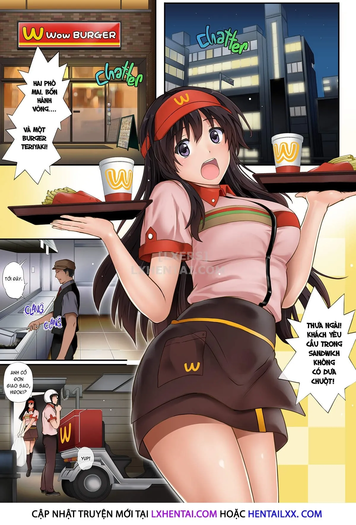 HentaiVN.net - Ảnh 13 - Kare to Watashi to Tenchou no Shinya Kinmu [Night Shift NTR] - Chap 1 - Không che