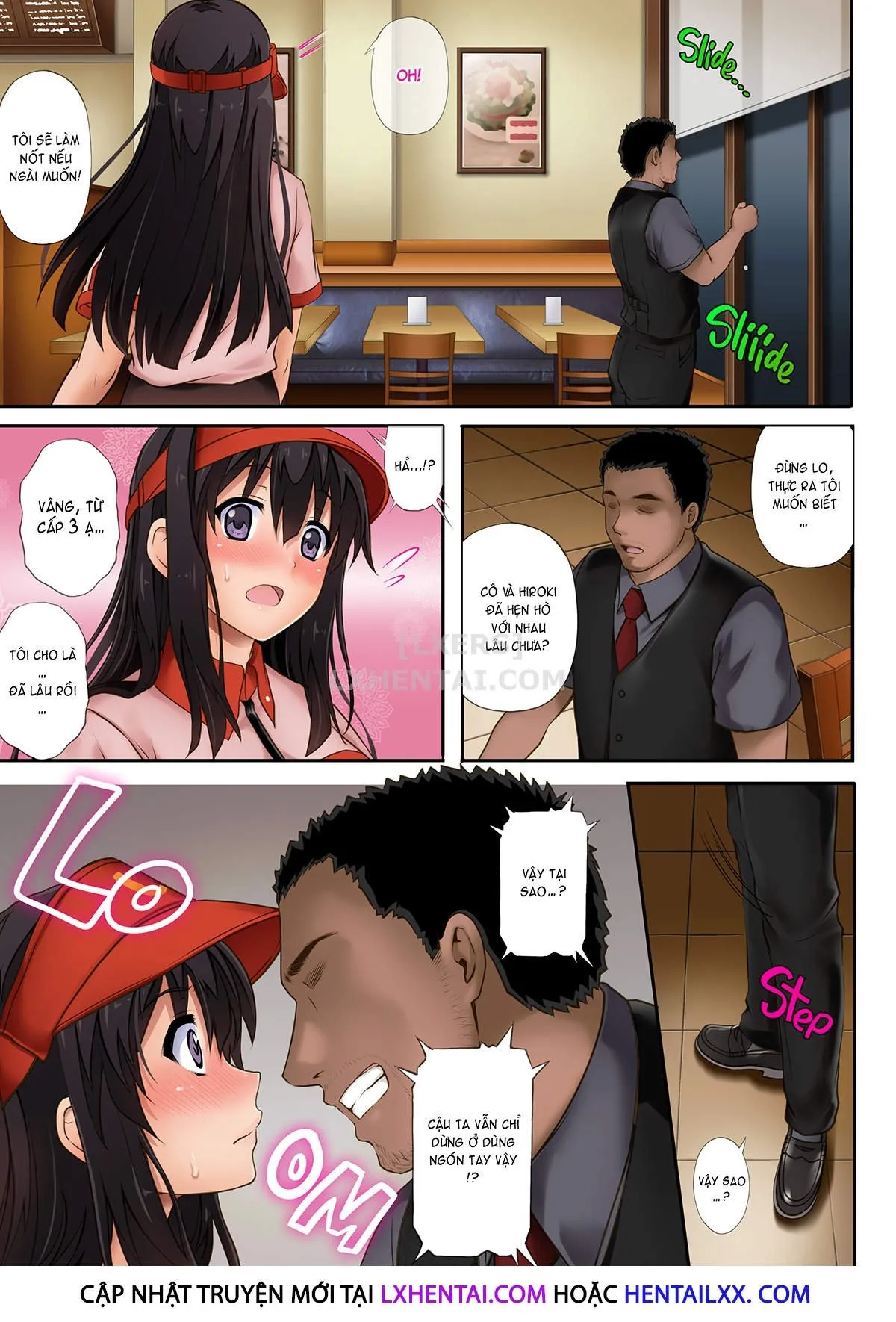 HentaiVN.net - Ảnh 19 - Kare to Watashi to Tenchou no Shinya Kinmu [Night Shift NTR] - Chap 1 - Không che