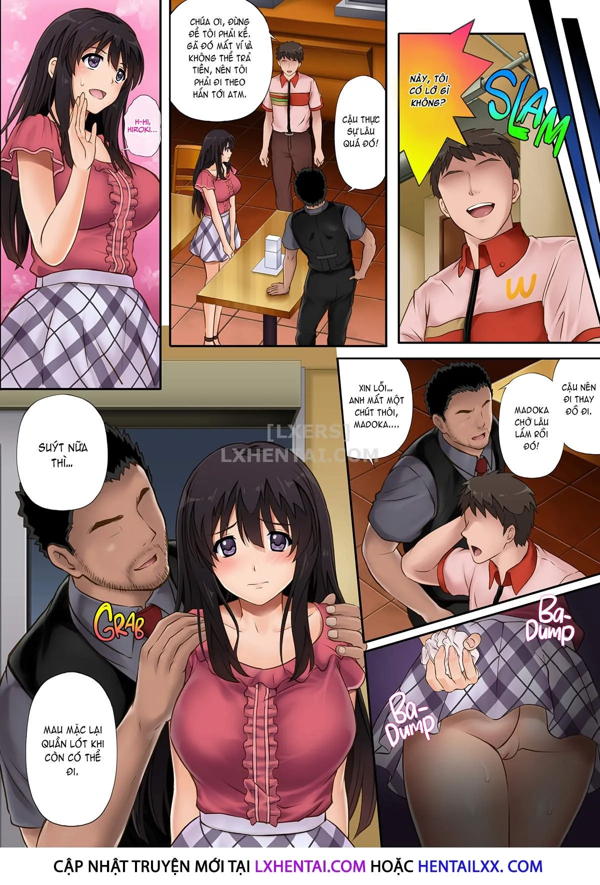 HentaiVN.net - Ảnh 40 - Kare to Watashi to Tenchou no Shinya Kinmu [Night Shift NTR] - Chap 1 - Không che