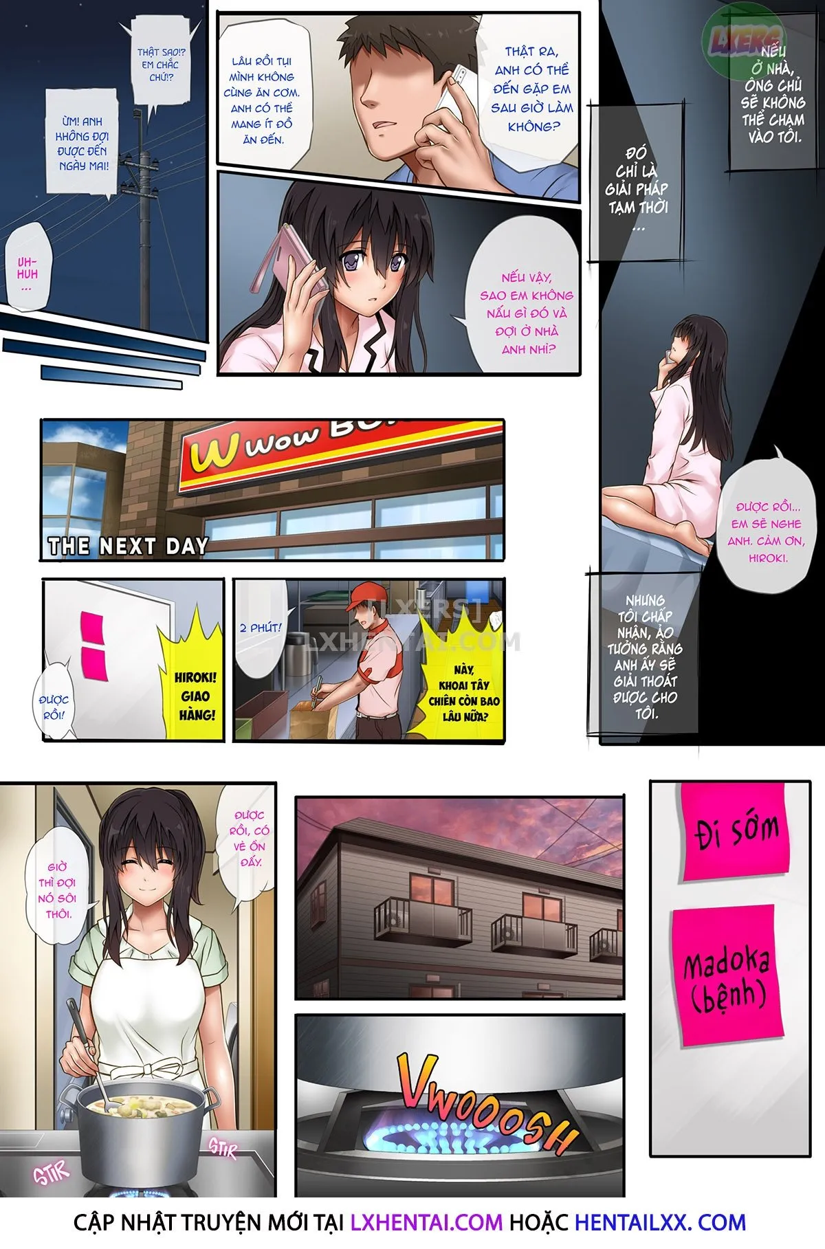 HentaiVN.net - Ảnh 30 - Kare to Watashi to Tenchou no Shinya Kinmu [Night Shift NTR] - Chap 2 - Không che