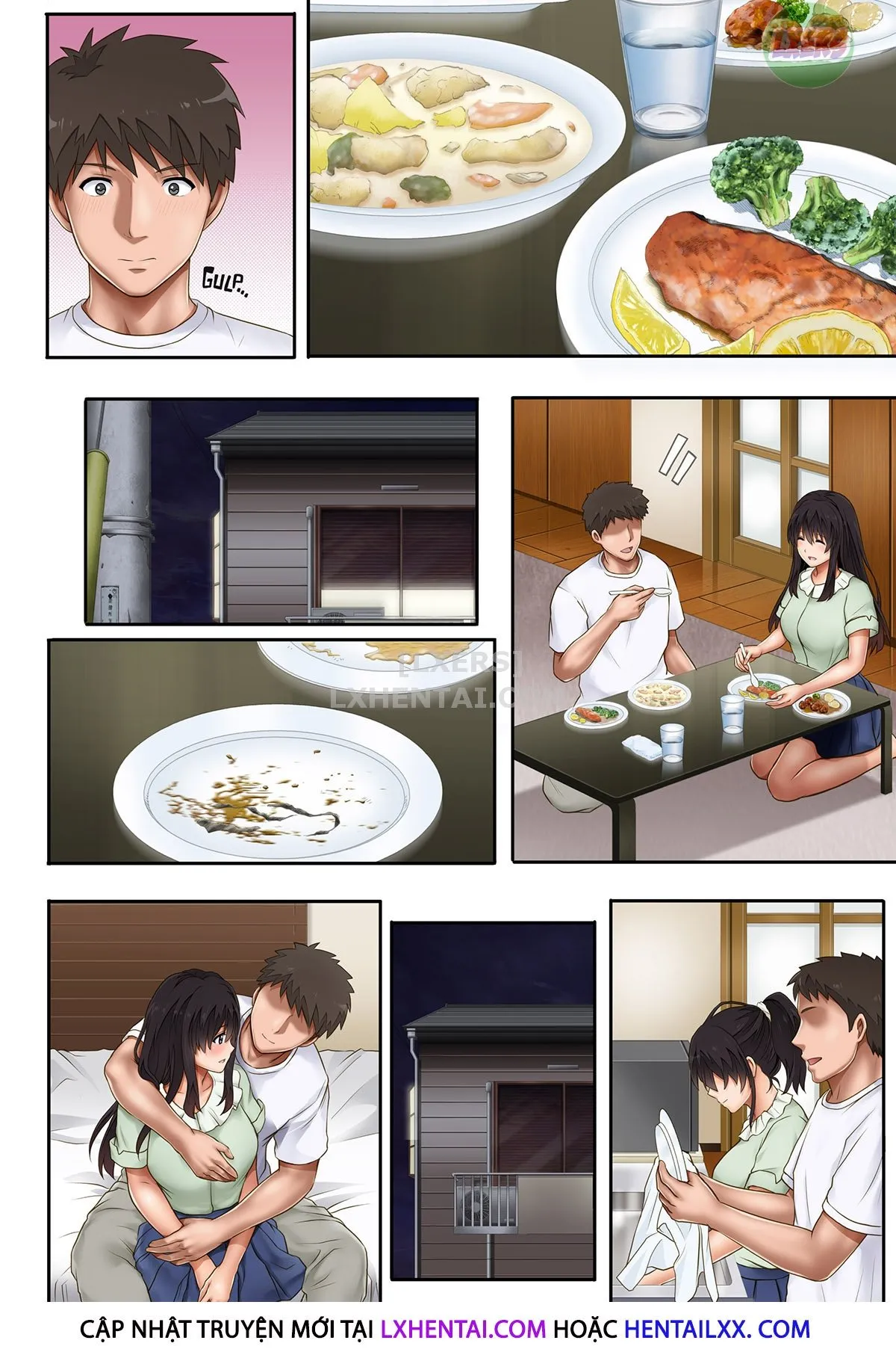 HentaiVN.net - Ảnh 55 - Kare to Watashi to Tenchou no Shinya Kinmu [Night Shift NTR] - Chap 2 - Không che