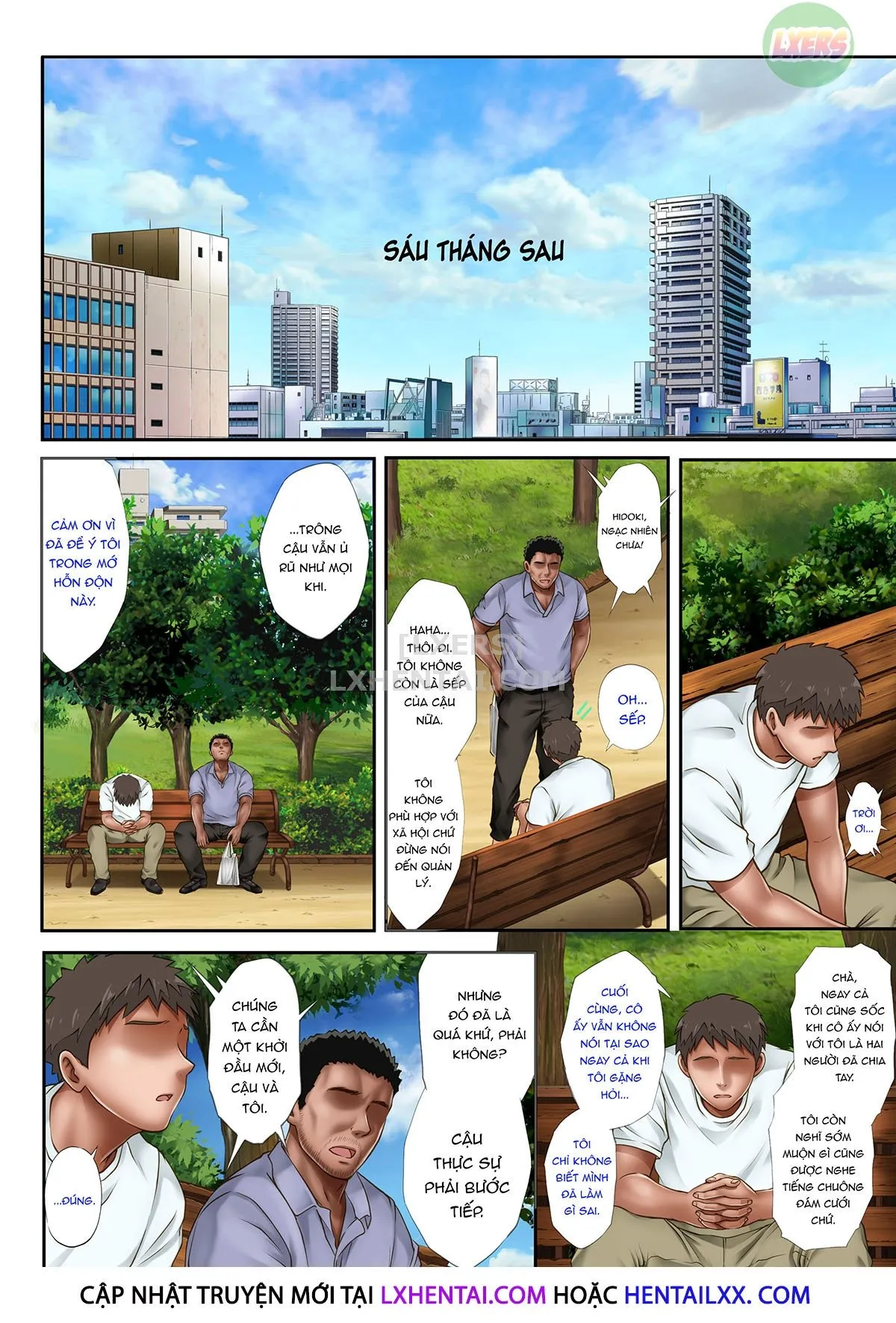 HentaiVN.net - Ảnh 57 - Kare to Watashi to Tenchou no Shinya Kinmu [Night Shift NTR] - Chap 3 - Không che