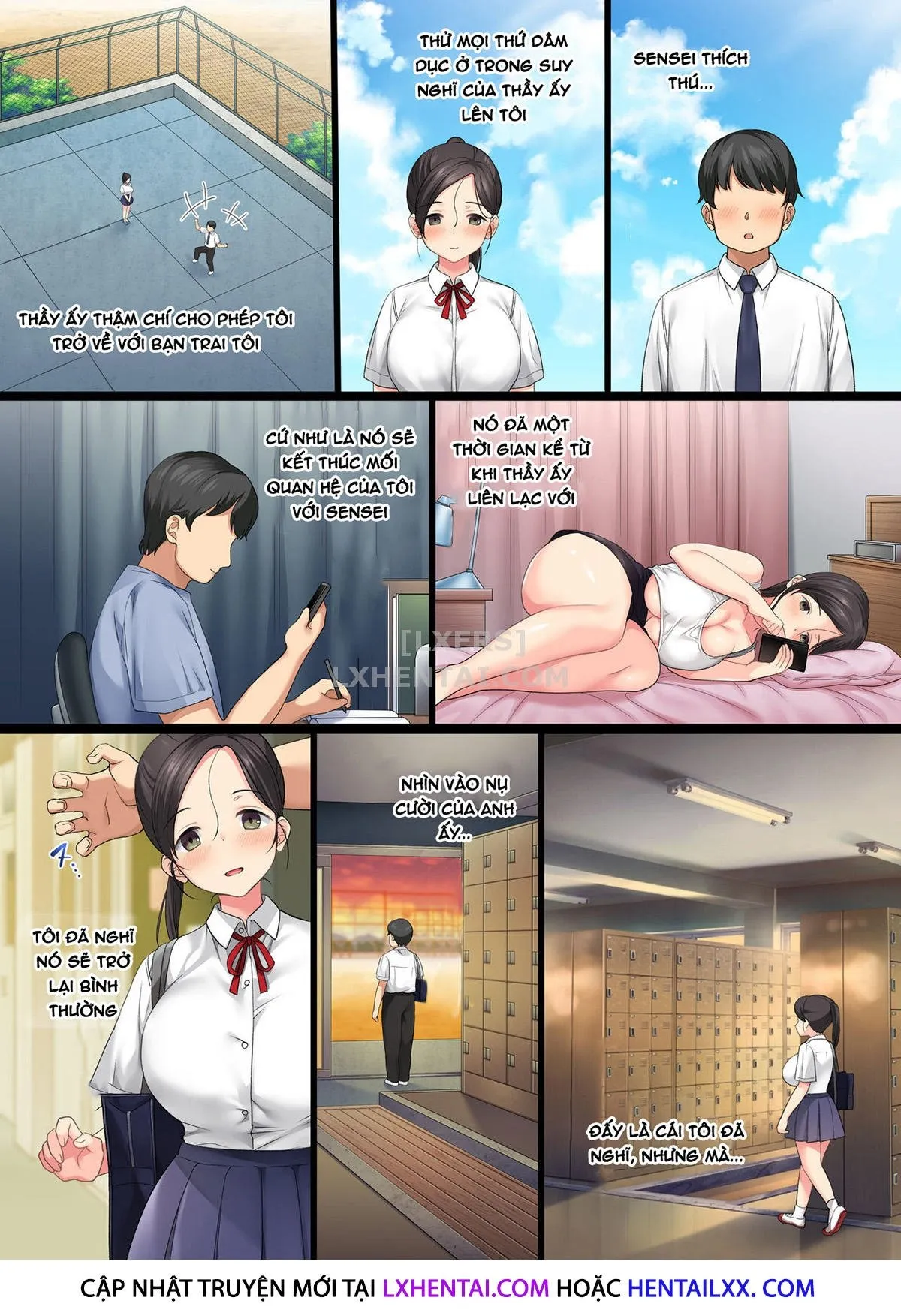 HentaiVN.net - Ảnh 16 - InCha Bishoujo wa, Tannin ni Okasarete mo Ikimakuru [Introverted Beauty Gets Raped Over And Over By Her Homeroom Teacher] - Chap 3 - [END]