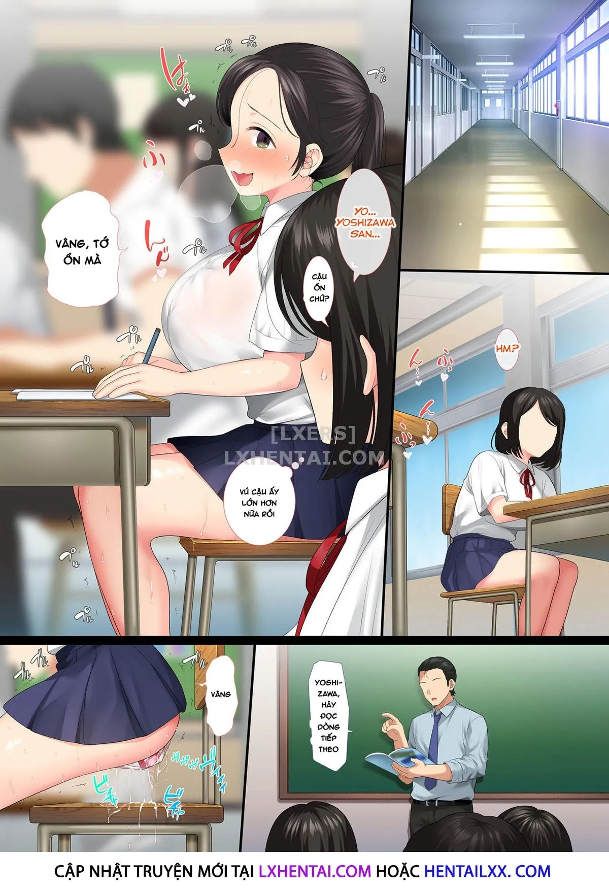 HentaiVN.net - Ảnh 41 - InCha Bishoujo wa, Tannin ni Okasarete mo Ikimakuru [Introverted Beauty Gets Raped Over And Over By Her Homeroom Teacher] - Chap 3 - [END]