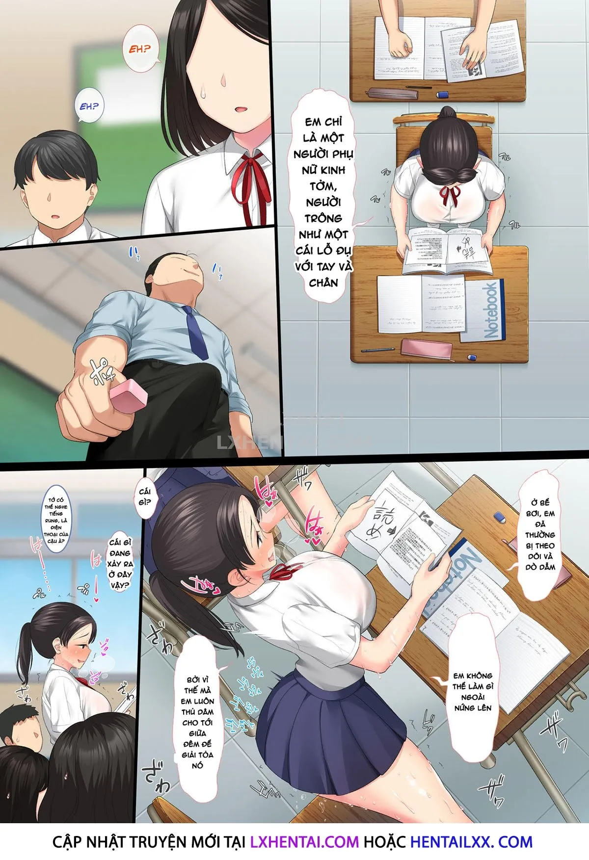 HentaiVN.net - Ảnh 42 - InCha Bishoujo wa, Tannin ni Okasarete mo Ikimakuru [Introverted Beauty Gets Raped Over And Over By Her Homeroom Teacher] - Chap 3 - [END]