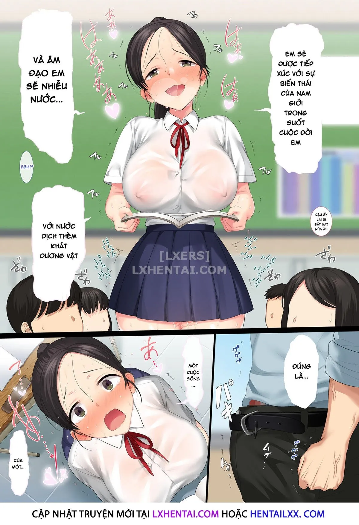HentaiVN.net - Ảnh 43 - InCha Bishoujo wa, Tannin ni Okasarete mo Ikimakuru [Introverted Beauty Gets Raped Over And Over By Her Homeroom Teacher] - Chap 3 - [END]