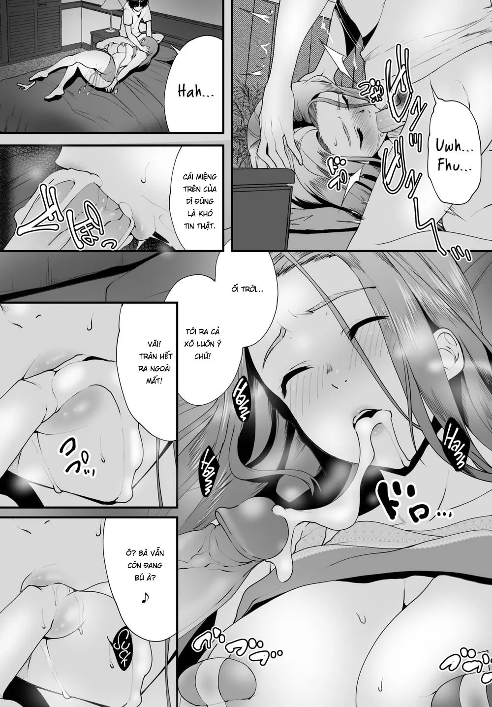 HentaiVN.net - Ảnh 9 - Biến mẹ thành cái loz di động! [Super Streaming! Turning My Stepmom into My Cumdump!] - Chap 2