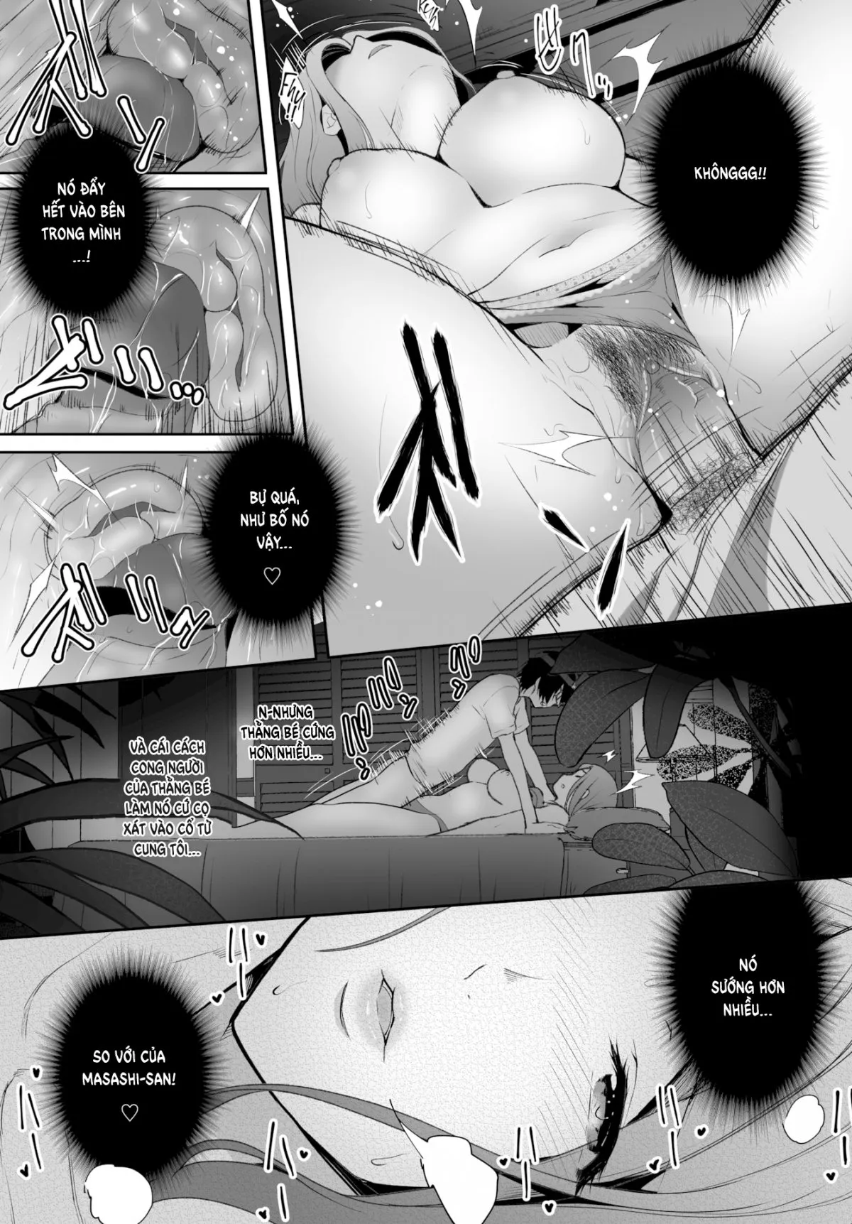 HentaiVN.net - Ảnh 7 - Biến mẹ thành cái loz di động! [Super Streaming! Turning My Stepmom into My Cumdump!] - Chap 3 - Nhớ đội mũ vào!