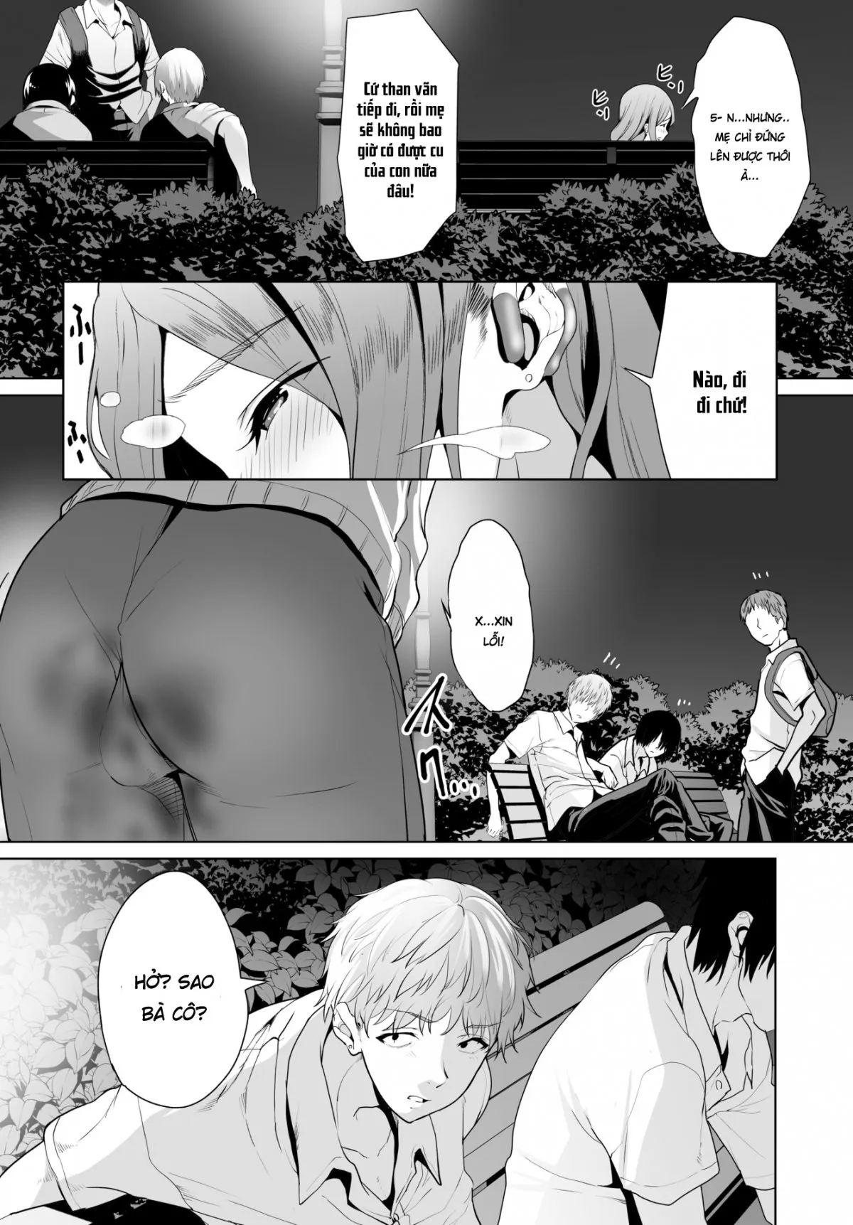 HentaiVN.net - Ảnh 4 - Biến mẹ thành cái loz di động! [Super Streaming! Turning My Stepmom into My Cumdump!] - Chap 4