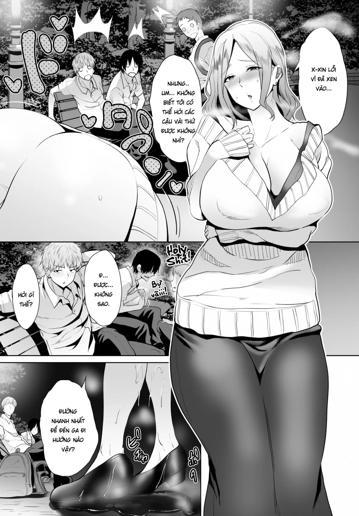 HentaiVN.net - Ảnh 5 - Biến mẹ thành cái loz di động! [Super Streaming! Turning My Stepmom into My Cumdump!] - Chap 4