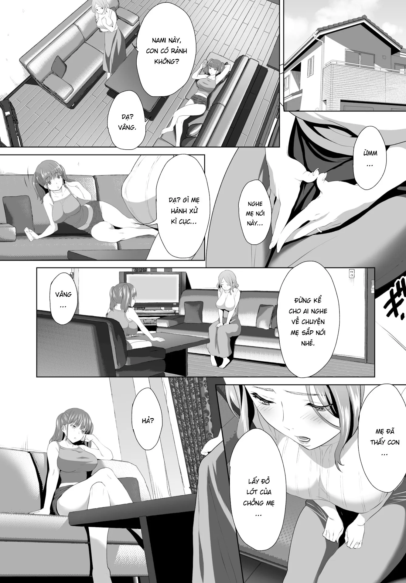 HentaiVN.net - Ảnh 5 - Biến mẹ thành cái loz di động! [Super Streaming! Turning My Stepmom into My Cumdump!] - Chap 6 - Đã đội mũ chưa mà đọc?