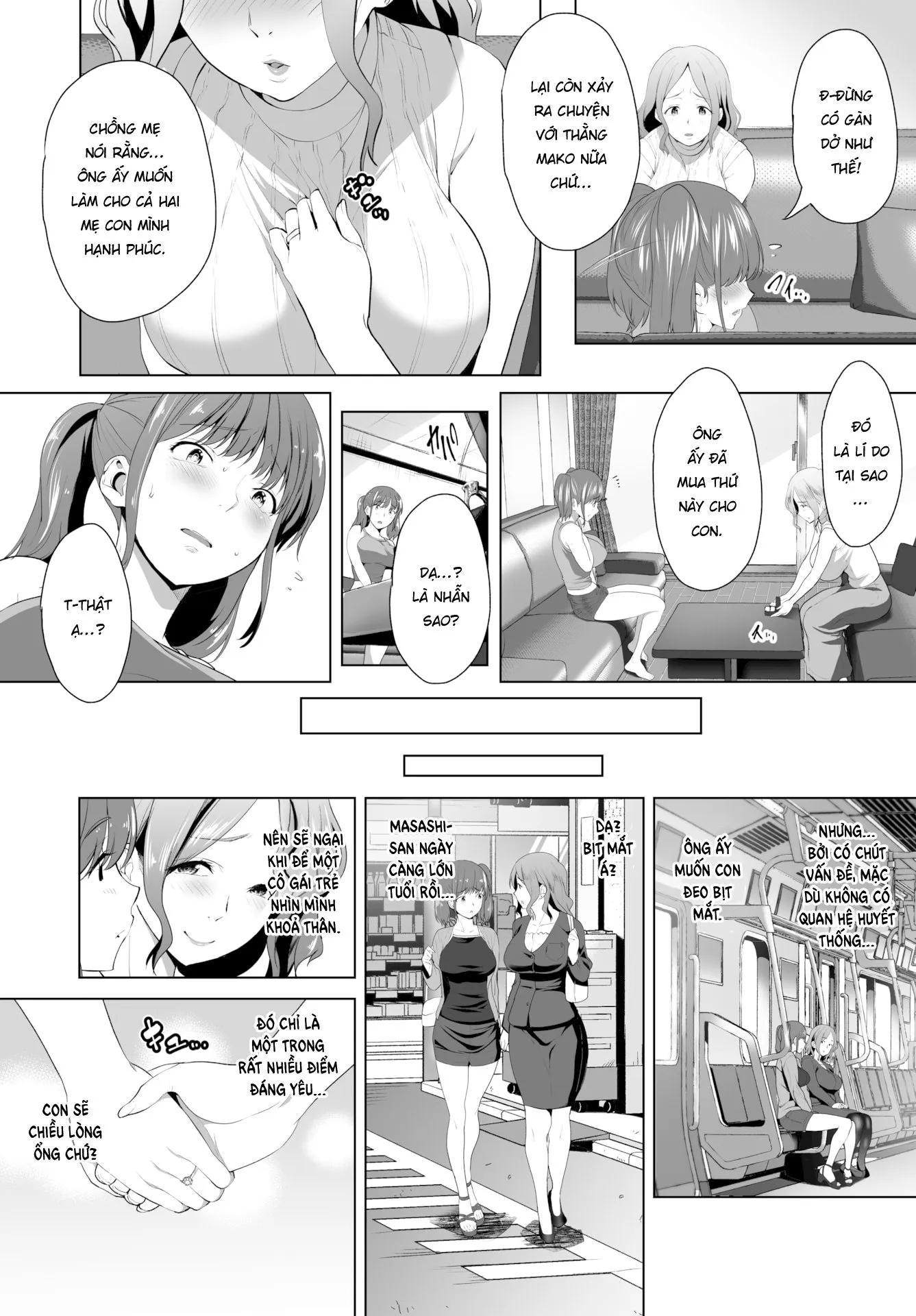 HentaiVN.net - Ảnh 6 - Biến mẹ thành cái loz di động! [Super Streaming! Turning My Stepmom into My Cumdump!] - Chap 6 - Đã đội mũ chưa mà đọc?