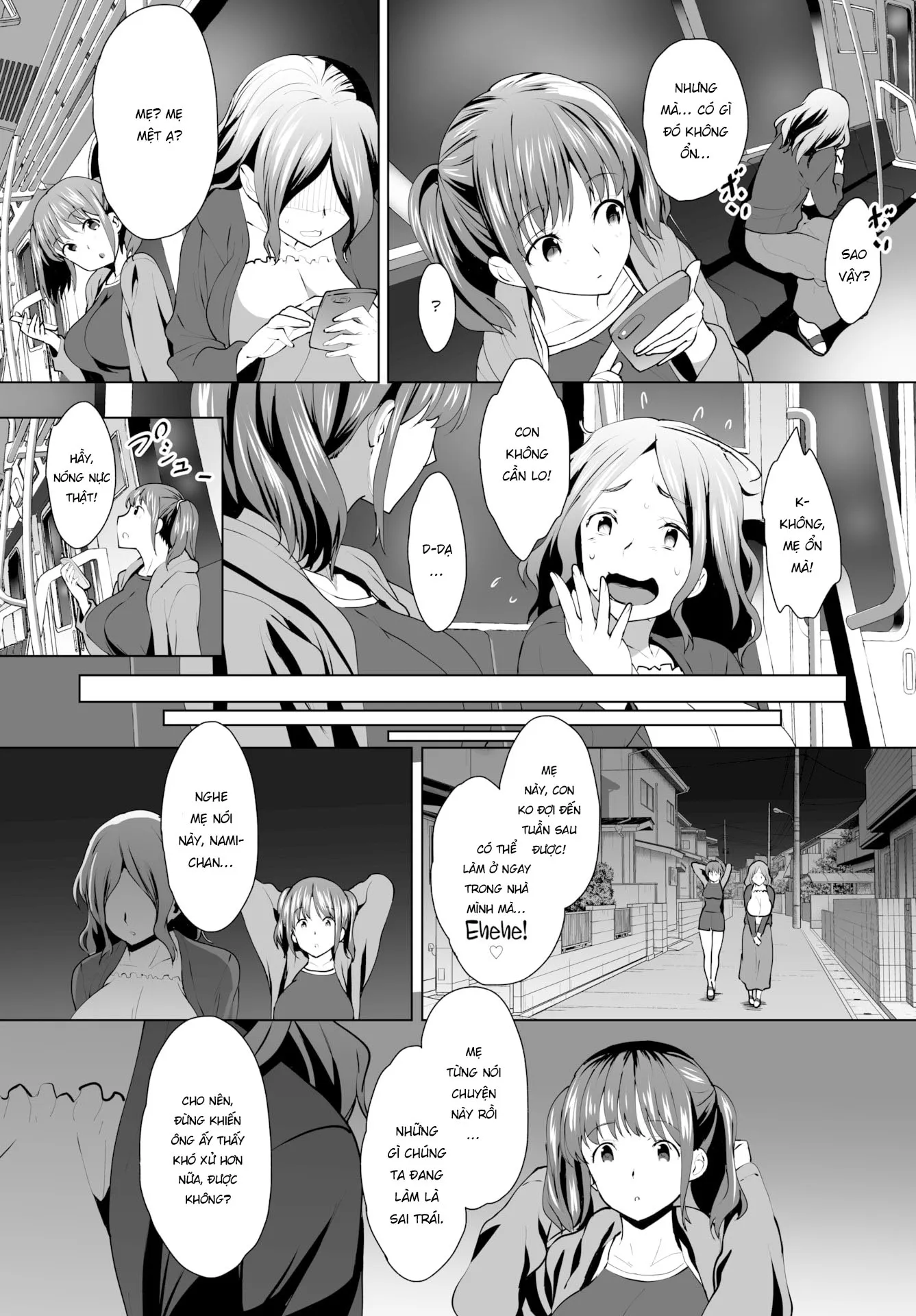 HentaiVN.net - Ảnh 6 - Biến mẹ thành cái loz di động! [Super Streaming! Turning My Stepmom into My Cumdump!] - Chap 7