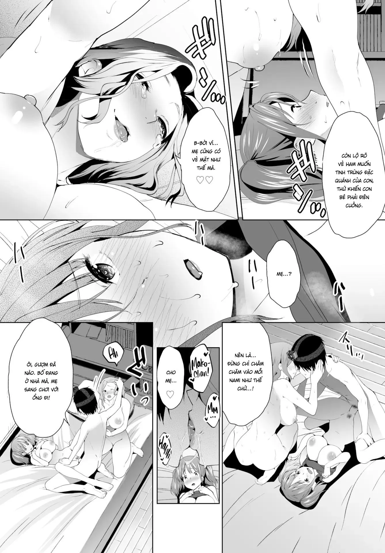 HentaiVN.net - Ảnh 10 - Biến mẹ thành cái loz di động! [Super Streaming! Turning My Stepmom into My Cumdump!] - Chap 8 - Thôi mặn lắm đừng đọc...