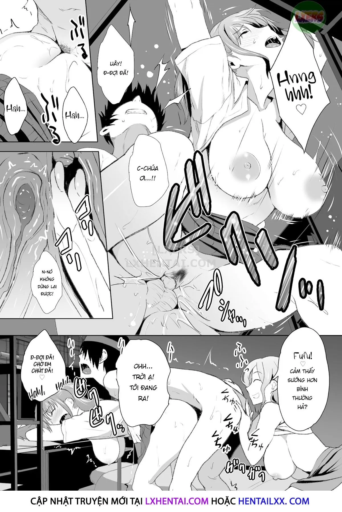 HentaiVN.net - Ảnh 20 - Biến mẹ thành cái loz di động! [Super Streaming! Turning My Stepmom into My Cumdump!] - Chap 9