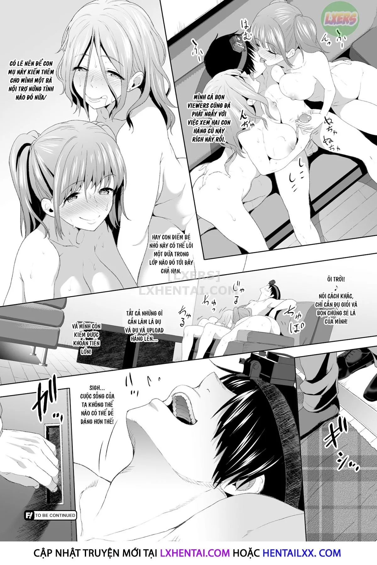 HentaiVN.net - Ảnh 30 - Biến mẹ thành cái loz di động! [Super Streaming! Turning My Stepmom into My Cumdump!] - Chap 9