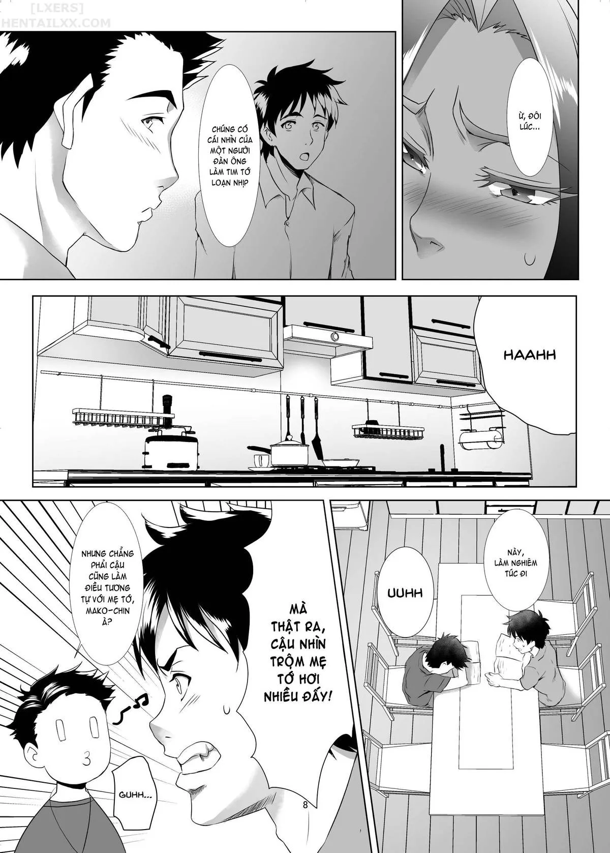 HentaiVN.net - Ảnh 7 - Omae No Kaa-Chan, Ii Onna Da Yo Na. [Your Mom's A Pretty Good Woman, Huh?] - Chap 1