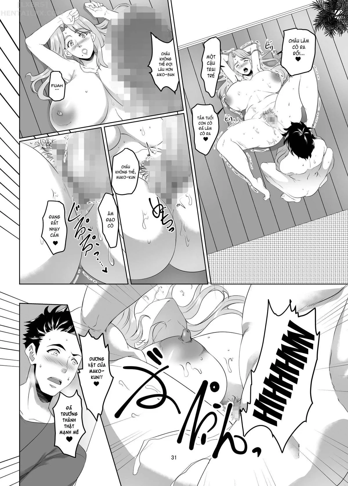 HentaiVN.net - Ảnh 28 - Omae No Kaa-Chan, Ii Onna Da Yo Na. [Your Mom's A Pretty Good Woman, Huh?] - Chap 1