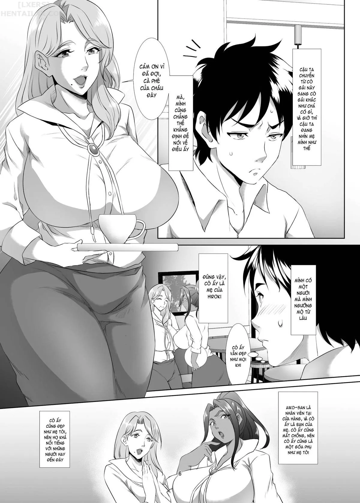 HentaiVN.net - Ảnh 6 - Omae No Kaa-Chan, Ii Onna Da Yo Na. [Your Mom's A Pretty Good Woman, Huh?] - Chap 1