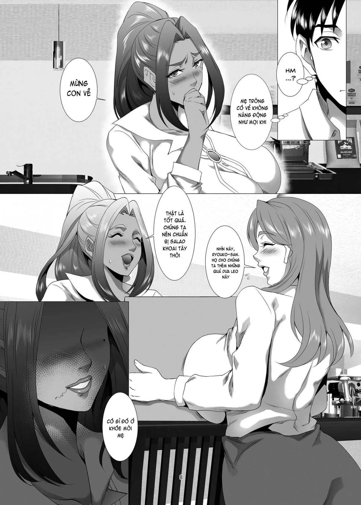 HentaiVN.net - Ảnh 7 - Omae No Kaa-Chan, Ii Onna Da Yo Na. [Your Mom's A Pretty Good Woman, Huh?] - Chap 2