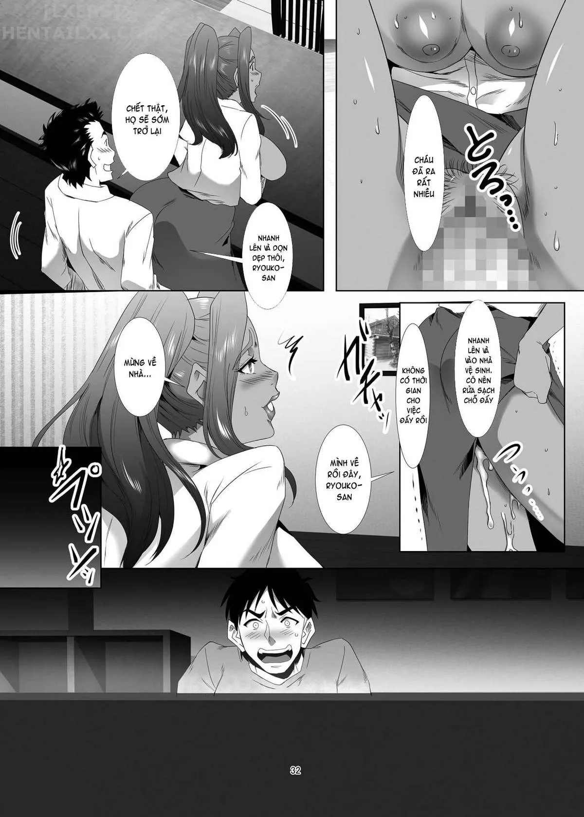 HentaiVN.net - Ảnh 25 - Omae No Kaa-Chan, Ii Onna Da Yo Na. [Your Mom's A Pretty Good Woman, Huh?] - Chap 2