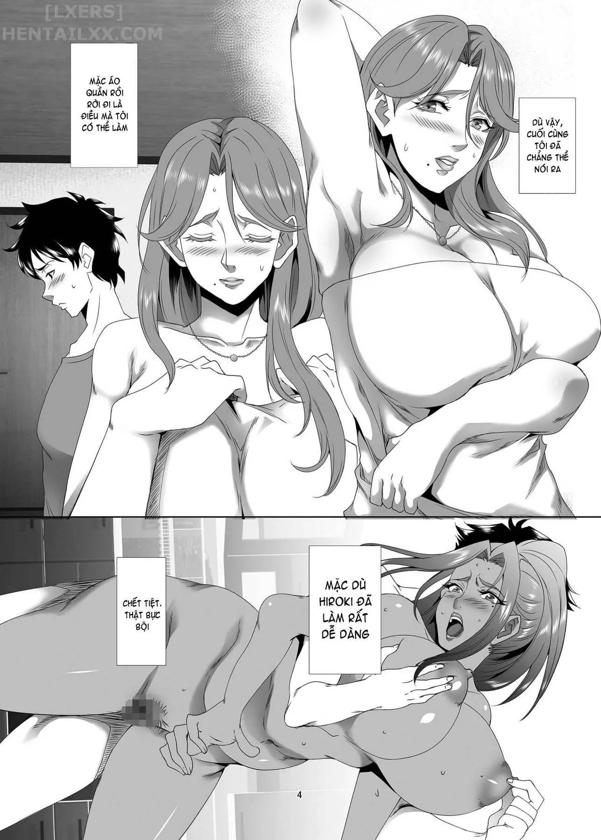 HentaiVN.net - Ảnh 4 - Omae No Kaa-Chan, Ii Onna Da Yo Na. [Your Mom's A Pretty Good Woman, Huh?] - Chap 2