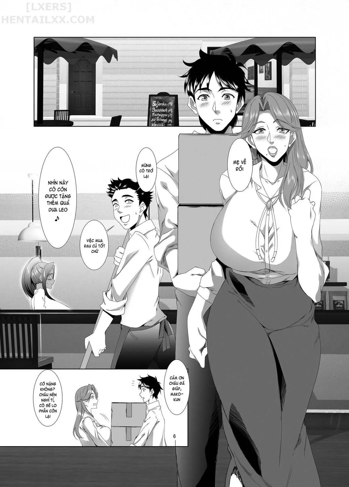 HentaiVN.net - Ảnh 6 - Omae No Kaa-Chan, Ii Onna Da Yo Na. [Your Mom's A Pretty Good Woman, Huh?] - Chap 2