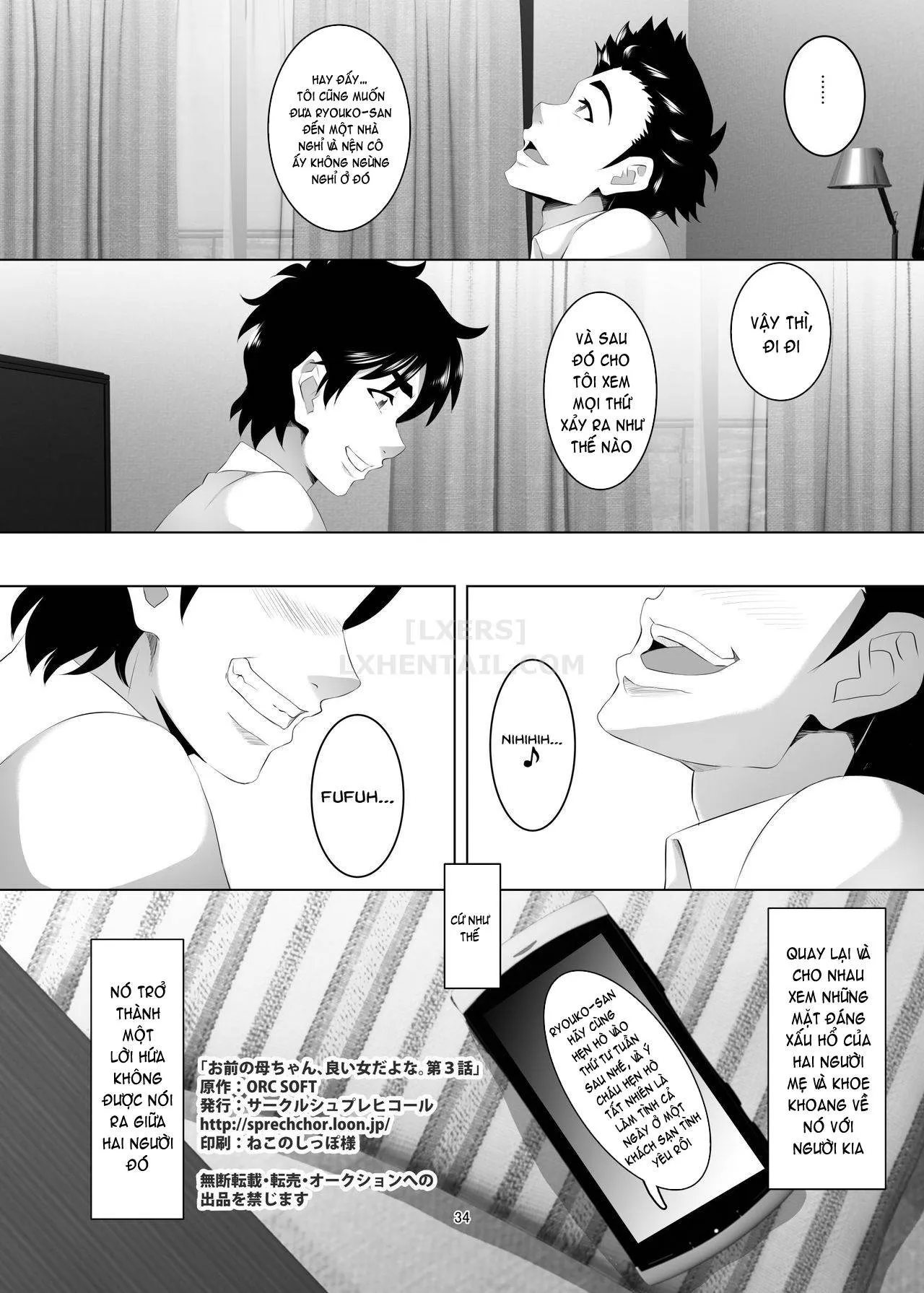 HentaiVN.net - Ảnh 36 - Omae No Kaa-Chan, Ii Onna Da Yo Na. [Your Mom's A Pretty Good Woman, Huh?] - Chap 3