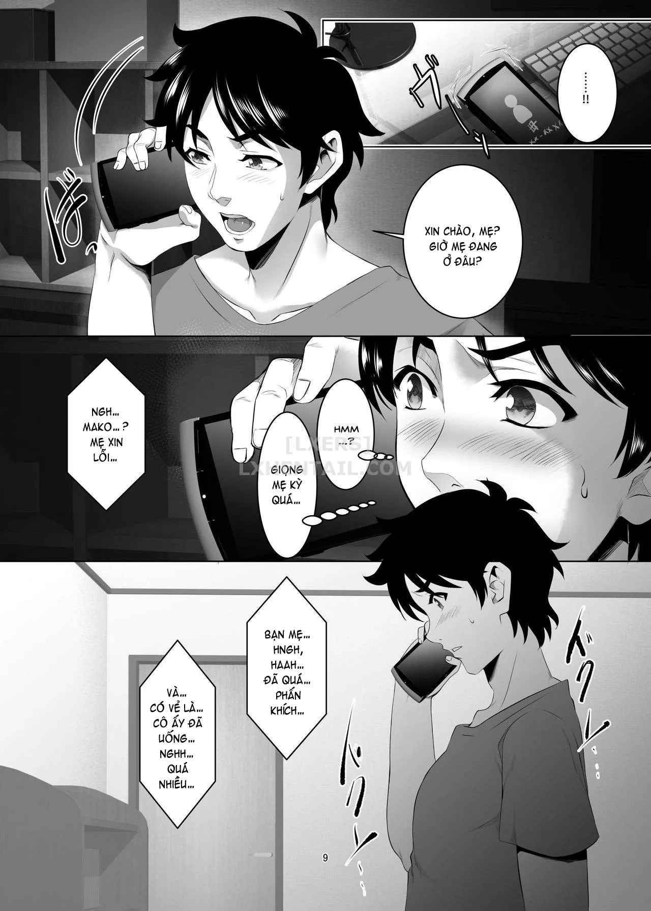 HentaiVN.net - Ảnh 11 - Omae No Kaa-Chan, Ii Onna Da Yo Na. [Your Mom's A Pretty Good Woman, Huh?] - Chap 4