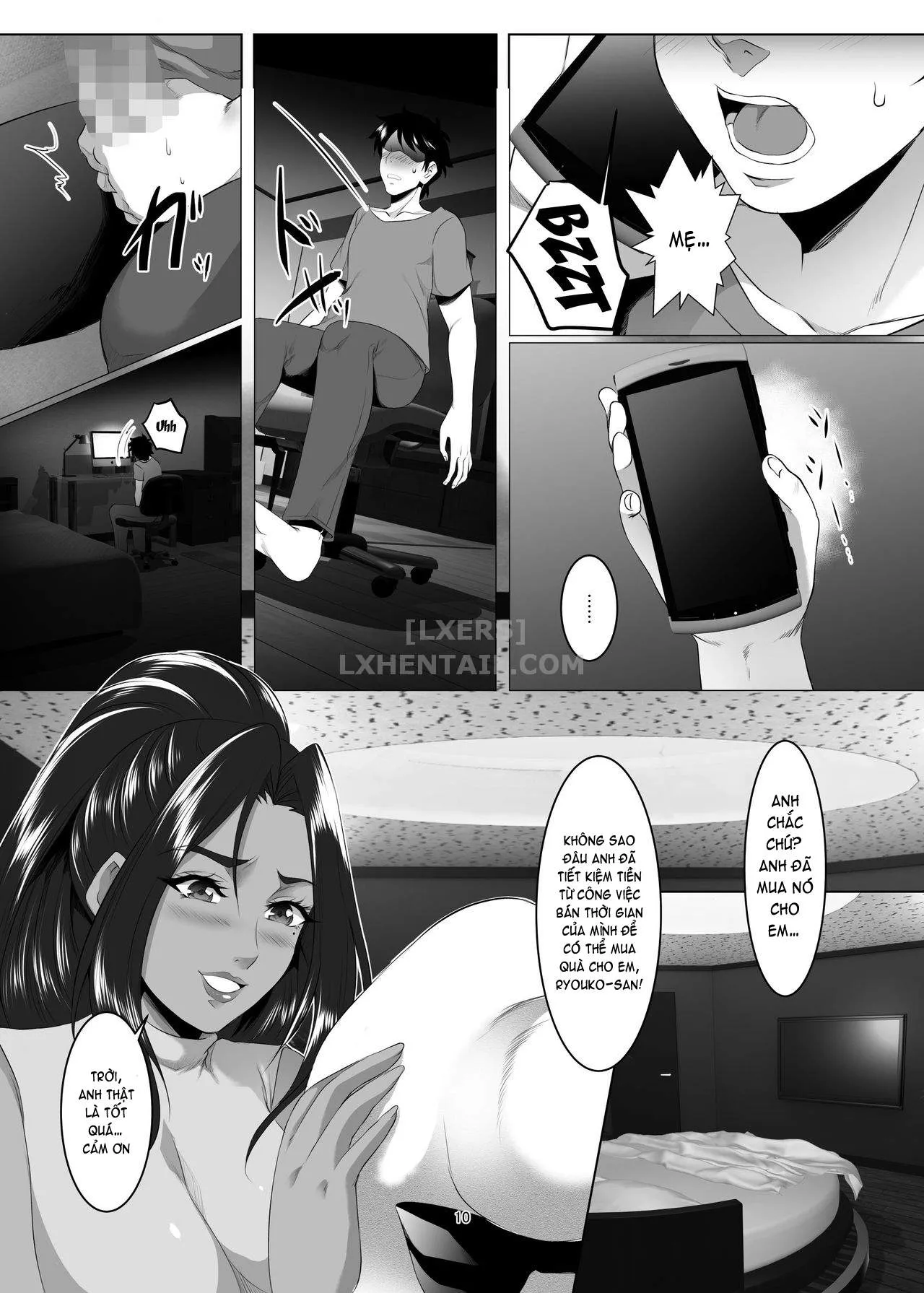 HentaiVN.net - Ảnh 12 - Omae No Kaa-Chan, Ii Onna Da Yo Na. [Your Mom's A Pretty Good Woman, Huh?] - Chap 4