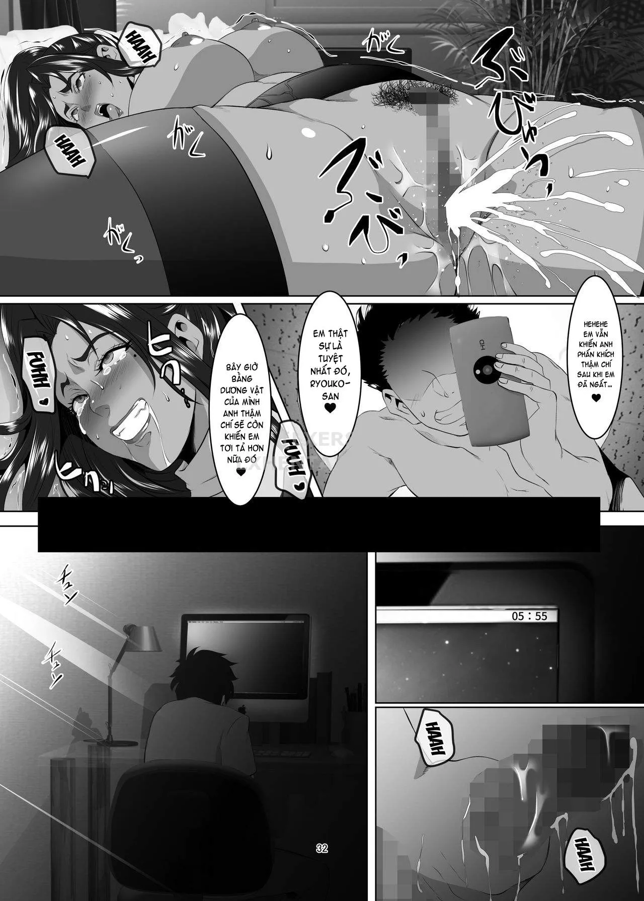 HentaiVN.net - Ảnh 34 - Omae No Kaa-Chan, Ii Onna Da Yo Na. [Your Mom's A Pretty Good Woman, Huh?] - Chap 4