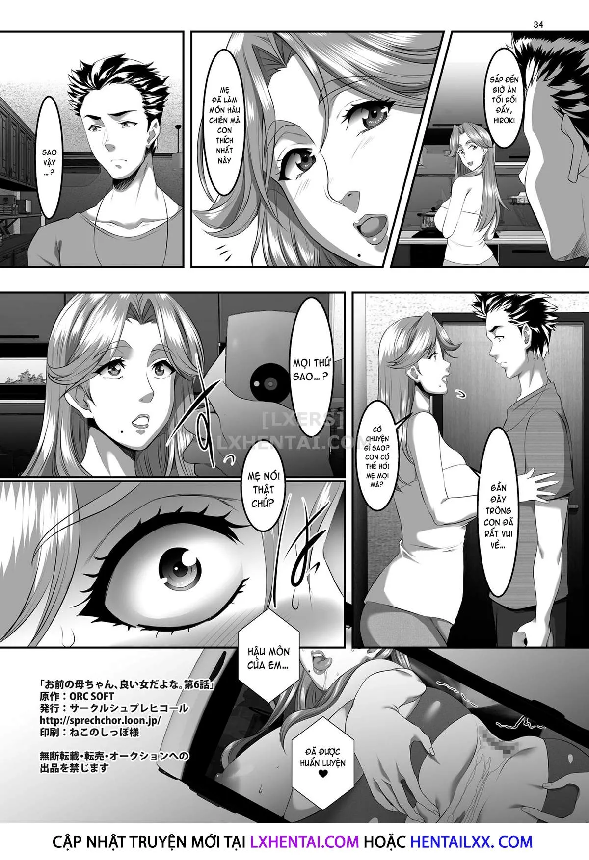HentaiVN.net - Ảnh 36 - Omae No Kaa-Chan, Ii Onna Da Yo Na. [Your Mom's A Pretty Good Woman, Huh?] - Chap 6