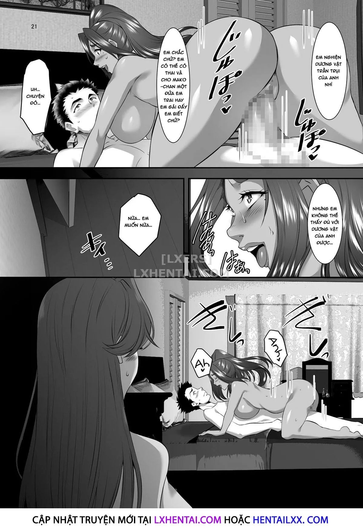 HentaiVN.net - Ảnh 23 - Omae No Kaa-Chan, Ii Onna Da Yo Na. [Your Mom's A Pretty Good Woman, Huh?] - Chap 7