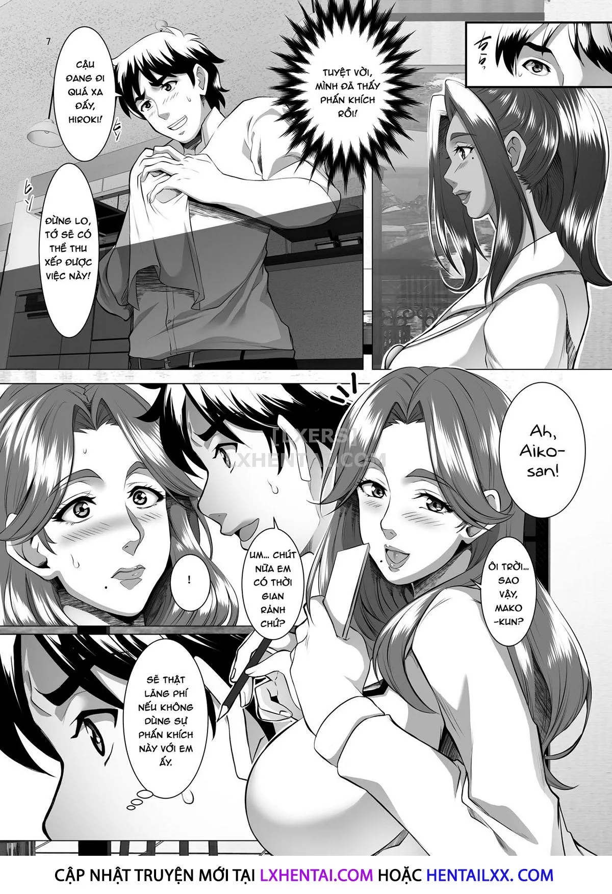 HentaiVN.net - Ảnh 9 - Omae No Kaa-Chan, Ii Onna Da Yo Na. [Your Mom's A Pretty Good Woman, Huh?] - Chap 7