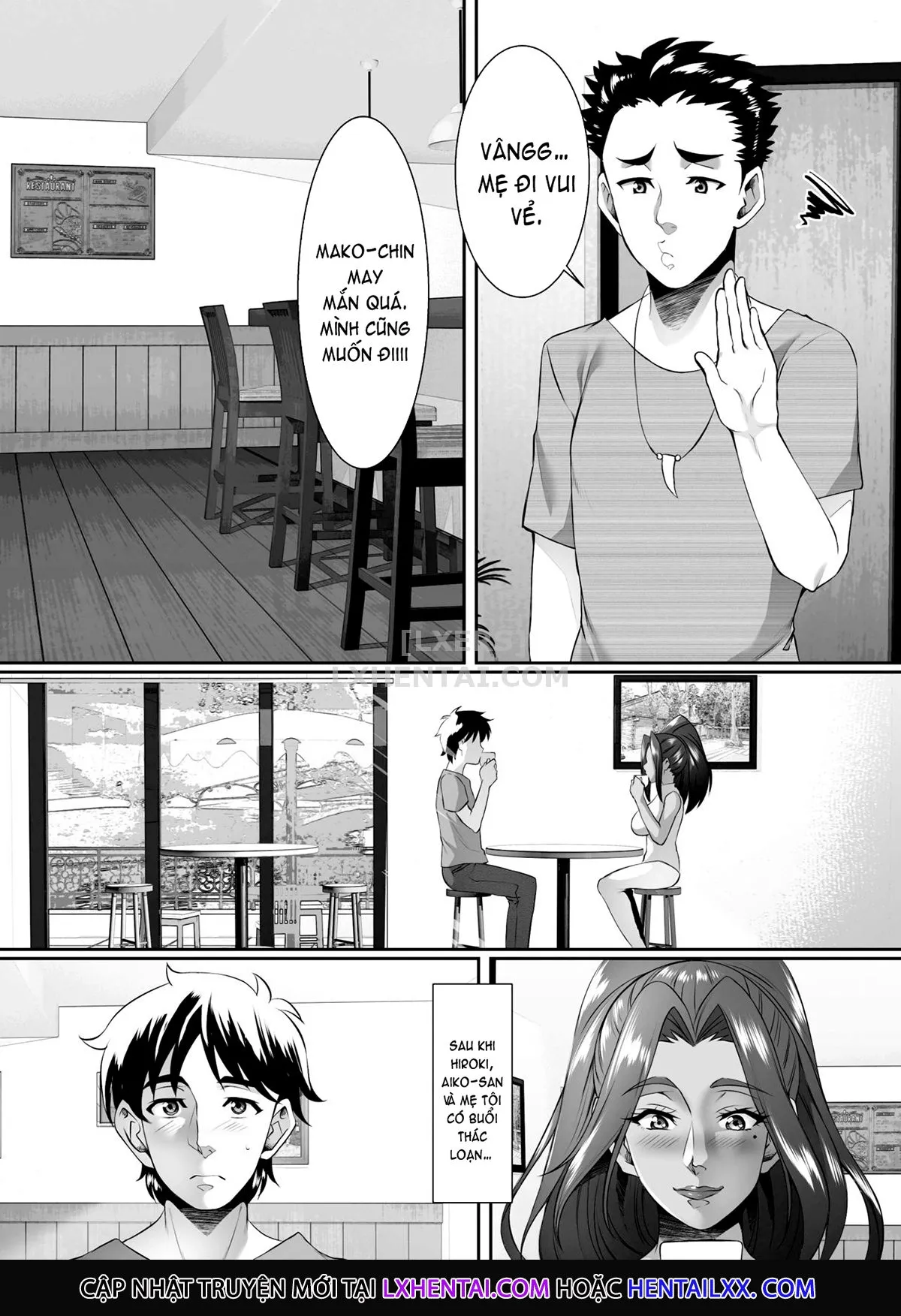 HentaiVN.net - Ảnh 9 - Omae No Kaa-Chan, Ii Onna Da Yo Na. [Your Mom's A Pretty Good Woman, Huh?] - Chap 8