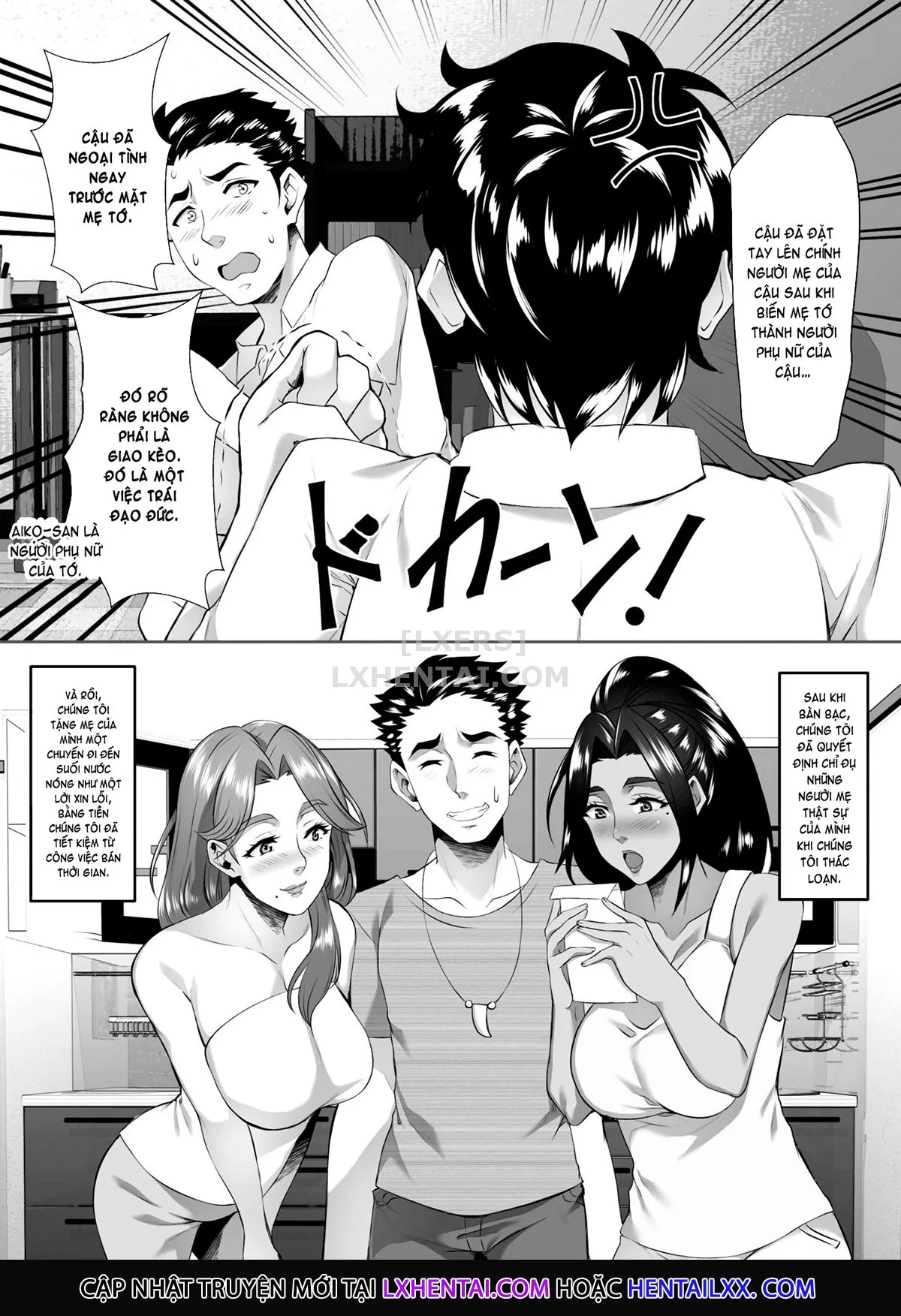 HentaiVN.net - Ảnh 10 - Omae No Kaa-Chan, Ii Onna Da Yo Na. [Your Mom's A Pretty Good Woman, Huh?] - Chap 8