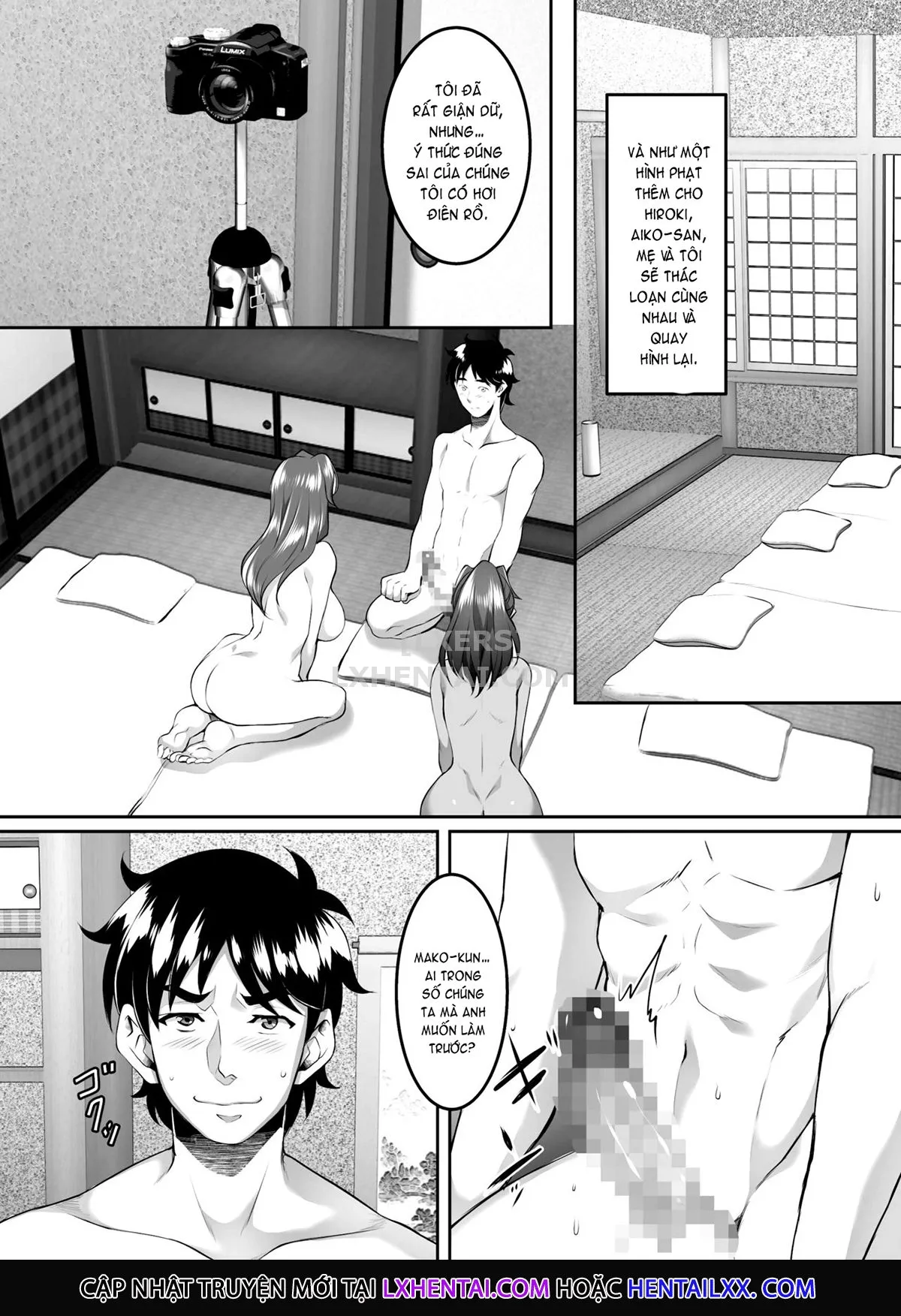 HentaiVN.net - Ảnh 13 - Omae No Kaa-Chan, Ii Onna Da Yo Na. [Your Mom's A Pretty Good Woman, Huh?] - Chap 8