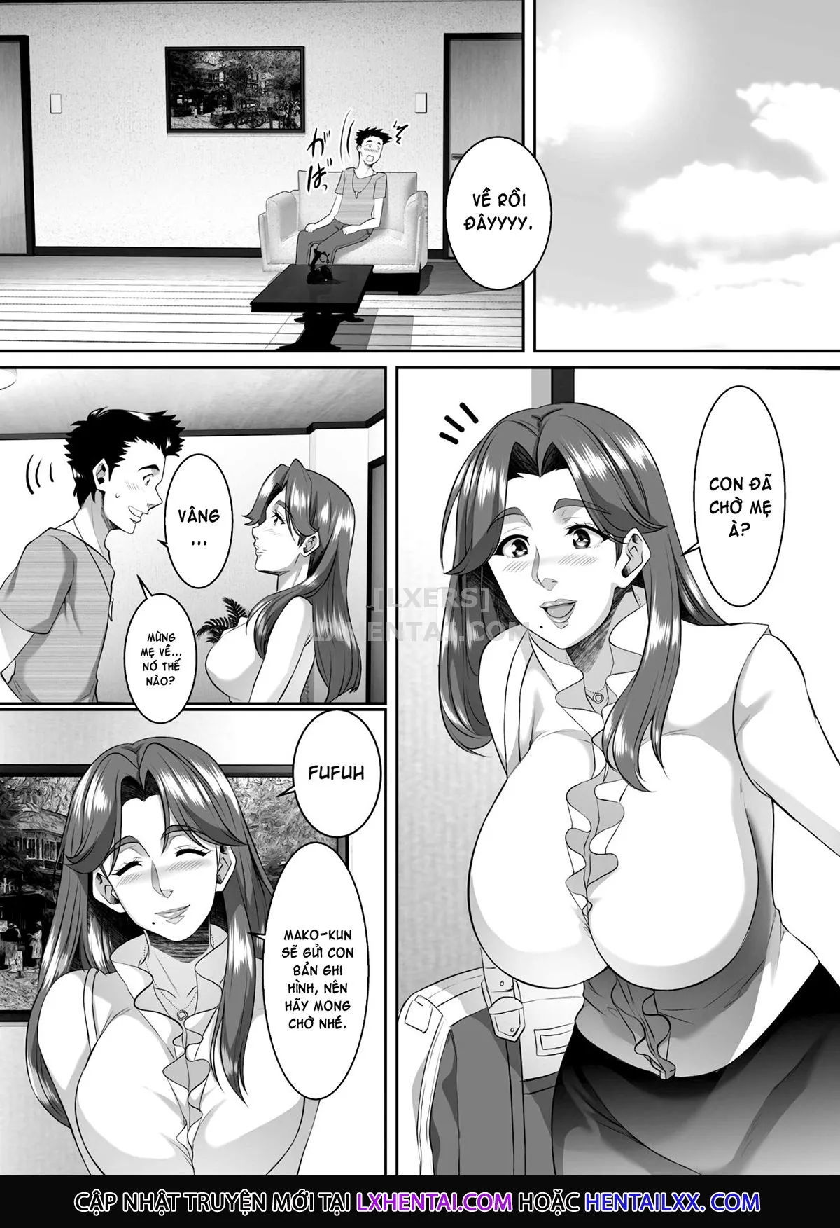 HentaiVN.net - Ảnh 47 - Omae No Kaa-Chan, Ii Onna Da Yo Na. [Your Mom's A Pretty Good Woman, Huh?] - Chap 8