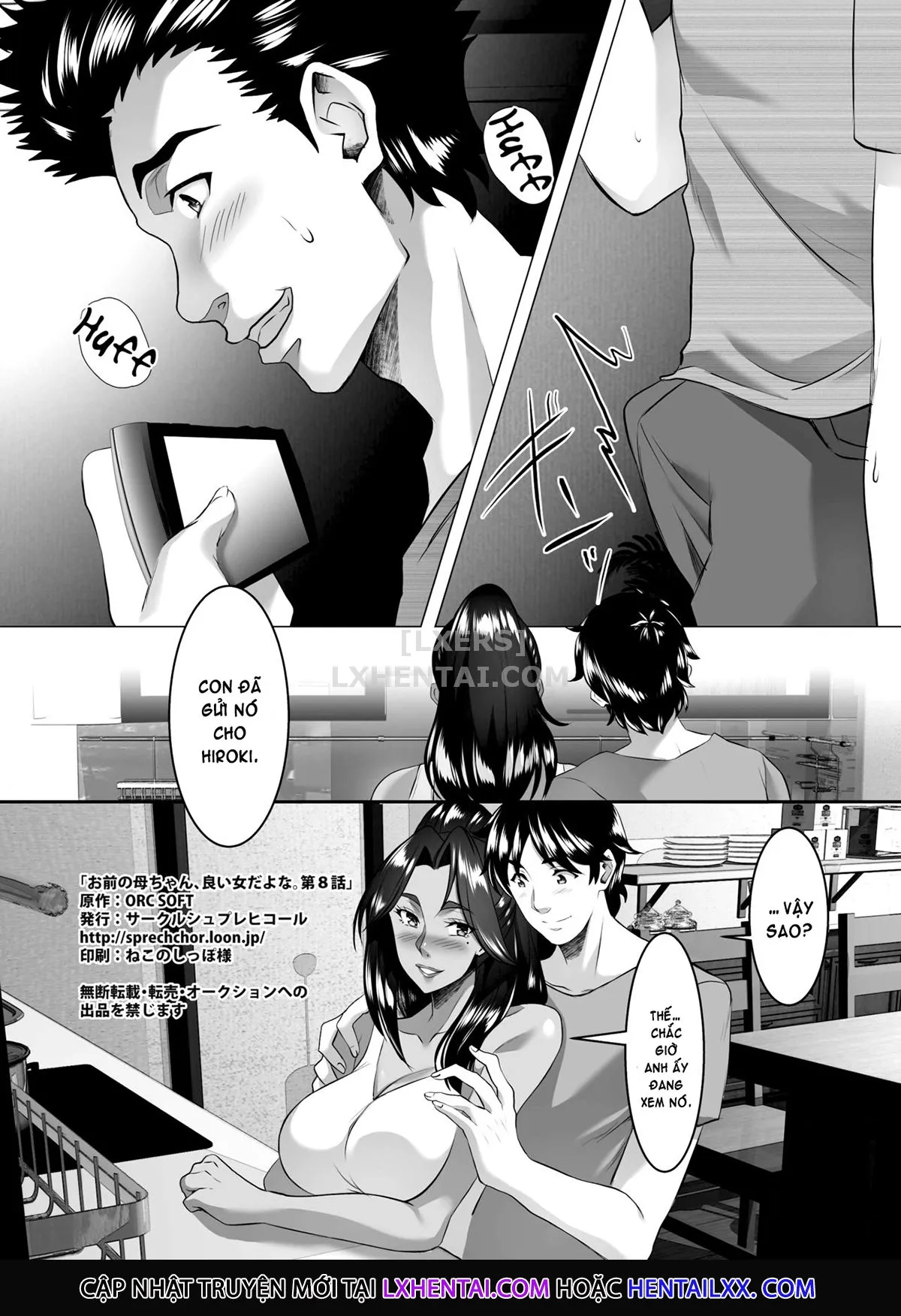HentaiVN.net - Ảnh 49 - Omae No Kaa-Chan, Ii Onna Da Yo Na. [Your Mom's A Pretty Good Woman, Huh?] - Chap 8