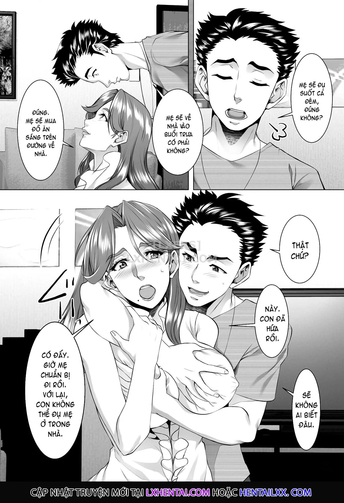 HentaiVN.net - Ảnh 7 - Omae No Kaa-Chan, Ii Onna Da Yo Na. [Your Mom's A Pretty Good Woman, Huh?] - Chap 8