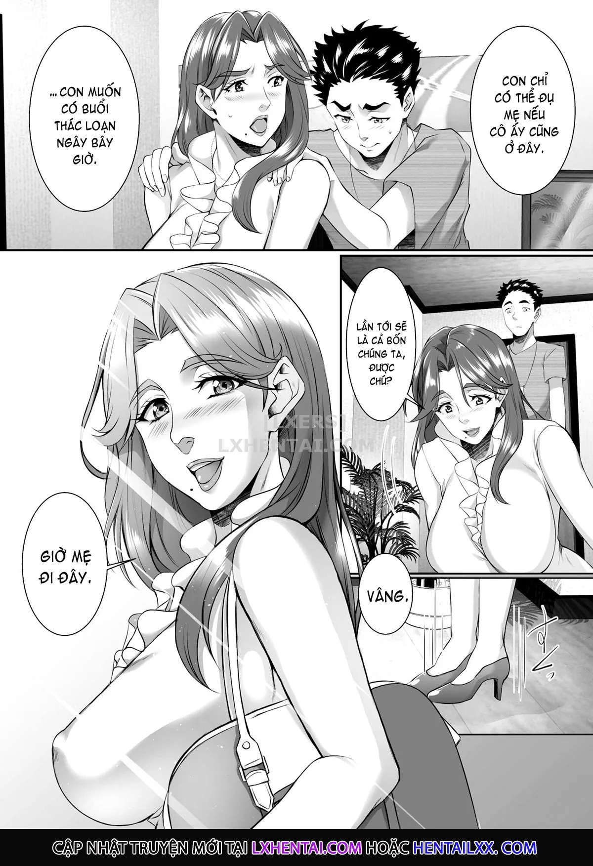 HentaiVN.net - Ảnh 8 - Omae No Kaa-Chan, Ii Onna Da Yo Na. [Your Mom's A Pretty Good Woman, Huh?] - Chap 8