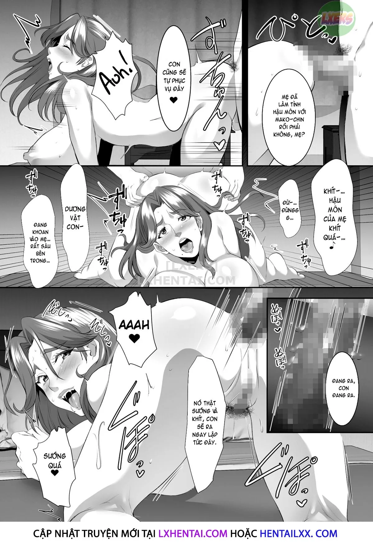 HentaiVN.net - Ảnh 21 - Omae No Kaa-Chan, Ii Onna Da Yo Na. [Your Mom's A Pretty Good Woman, Huh?] - Chap 9 - END