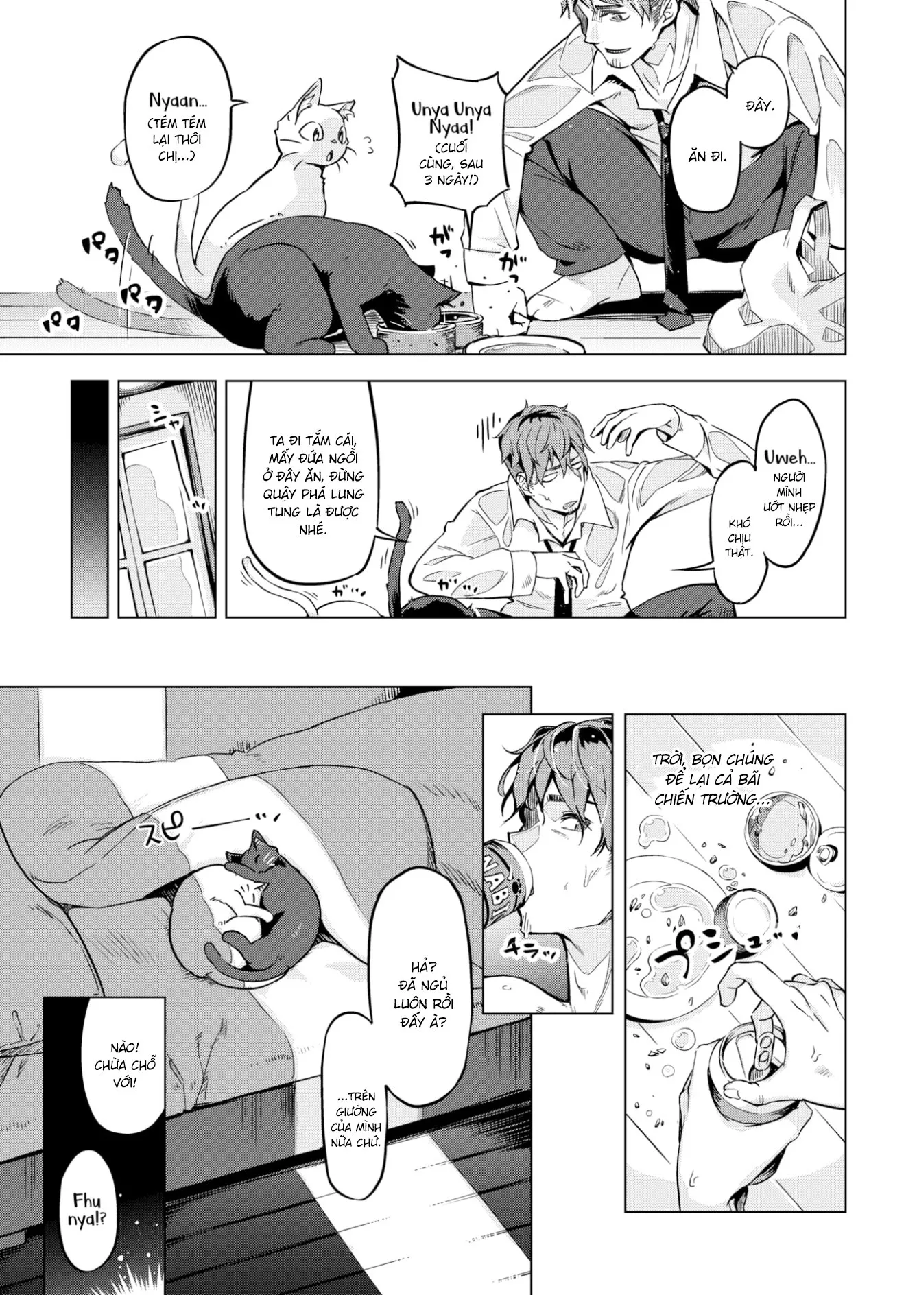 HentaiVN.net - Ảnh 4 - Hai Bé Mèo Lang Thang - Chap 1