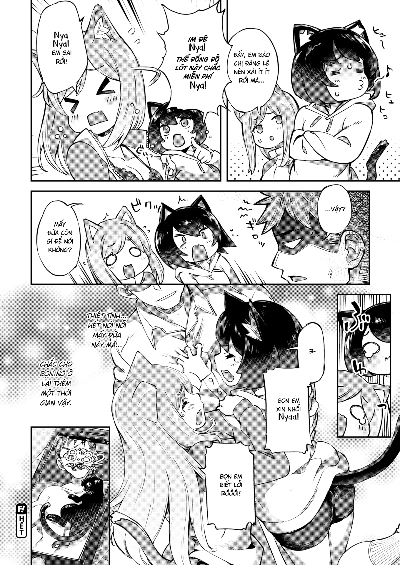 HentaiVN.net - Ảnh 16 - Hai Bé Mèo Lang Thang - Chap 3