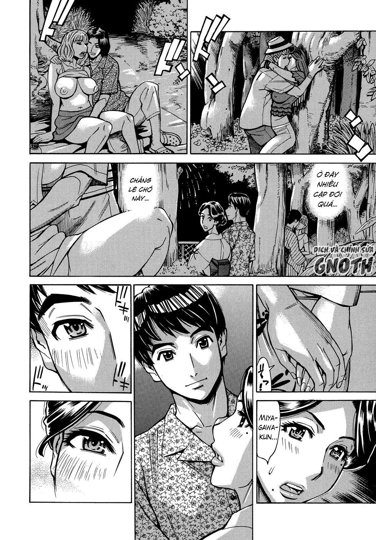 HentaiVN.net - Ảnh 9 - Hitozuma Koi Hanabi [Hajimete no Furin ga 3P ni Itaru made] - Chap 1 - Ngoại tình với trai trẻ (1)