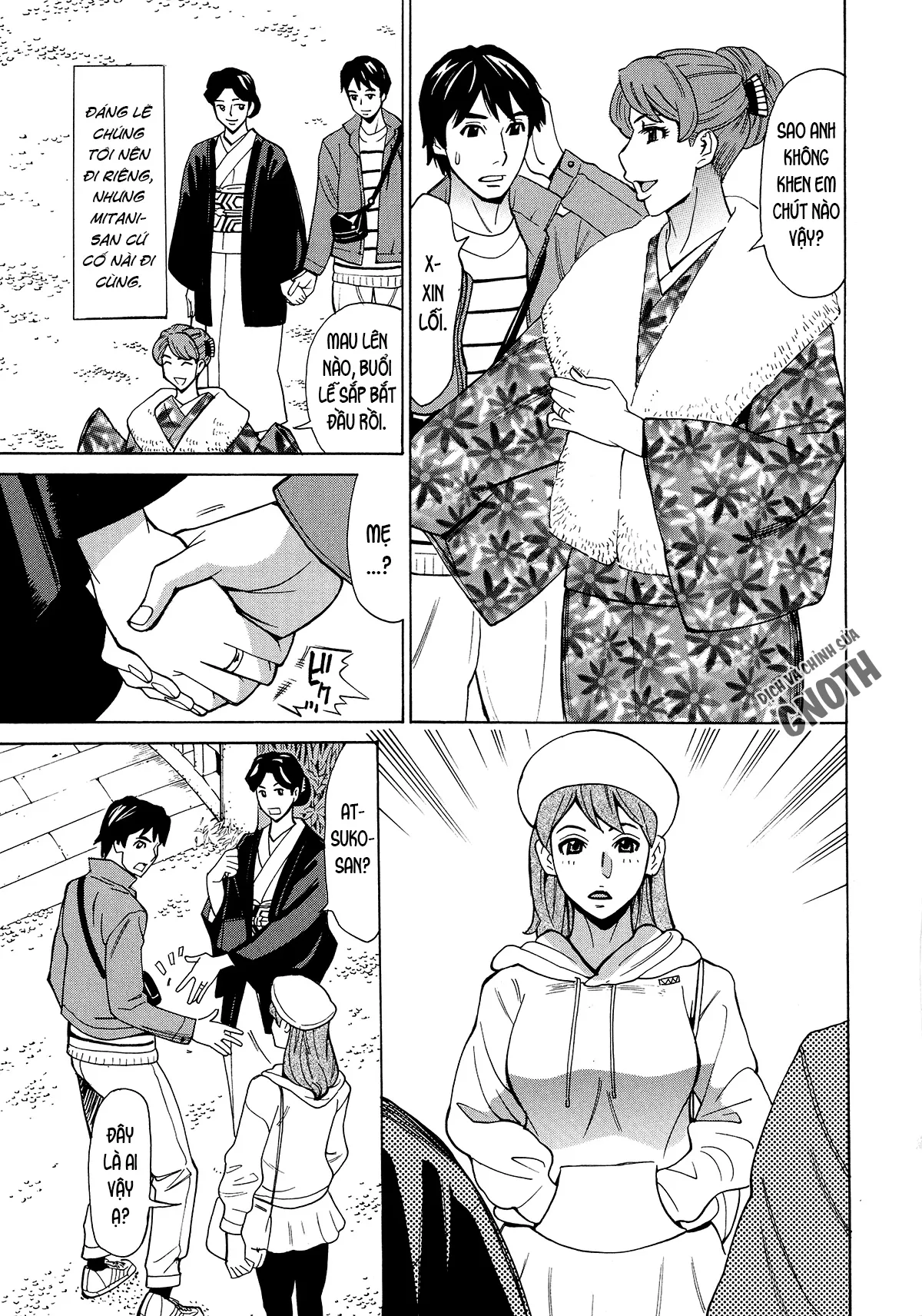 HentaiVN.net - Ảnh 4 - Hitozuma Koi Hanabi [Hajimete no Furin ga 3P ni Itaru made] - Chap 4 - Ngoại tình với trai trẻ (4)