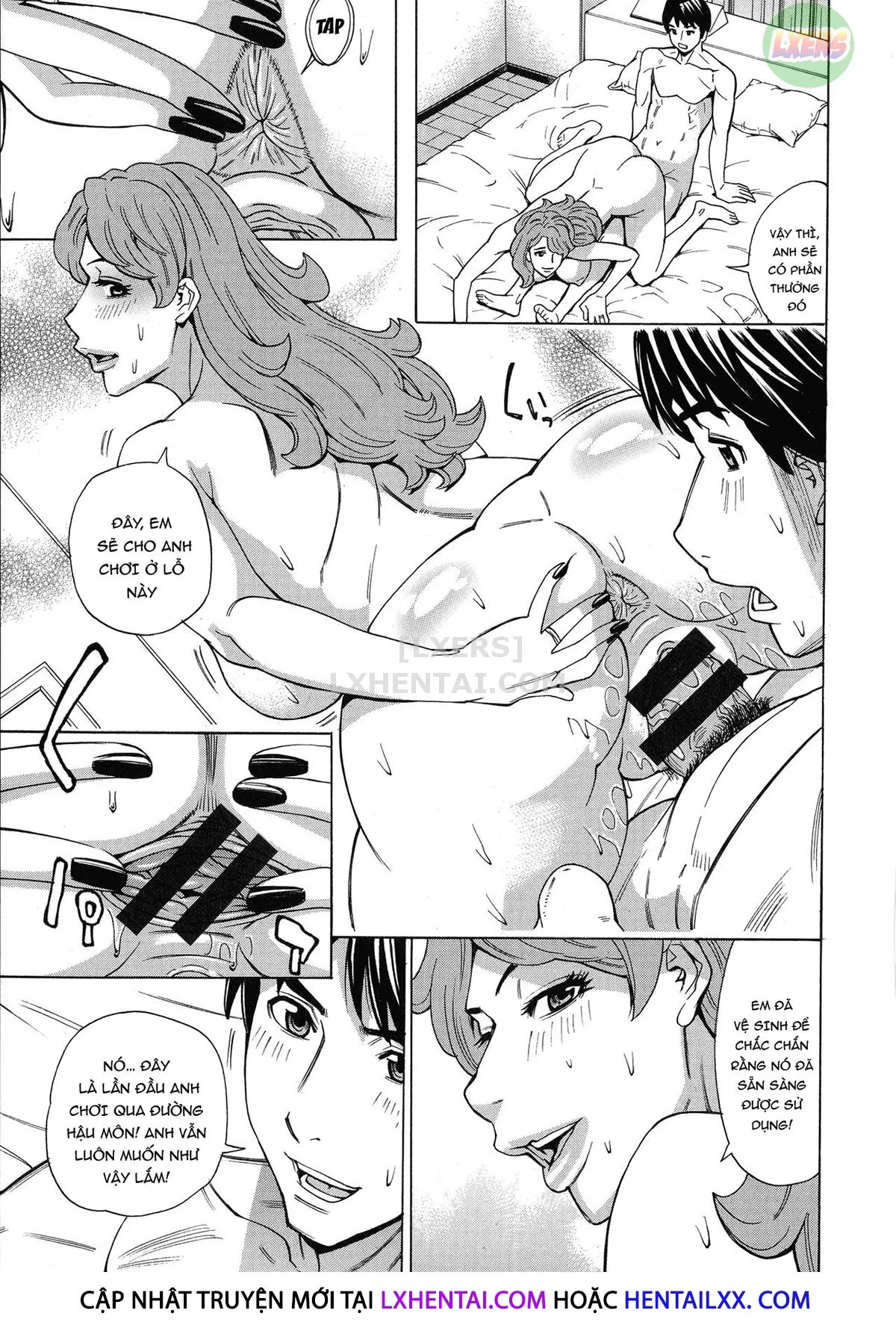 HentaiVN.net - Ảnh 13 - Hitozuma Koi Hanabi [Hajimete no Furin ga 3P ni Itaru made] - Chap 5