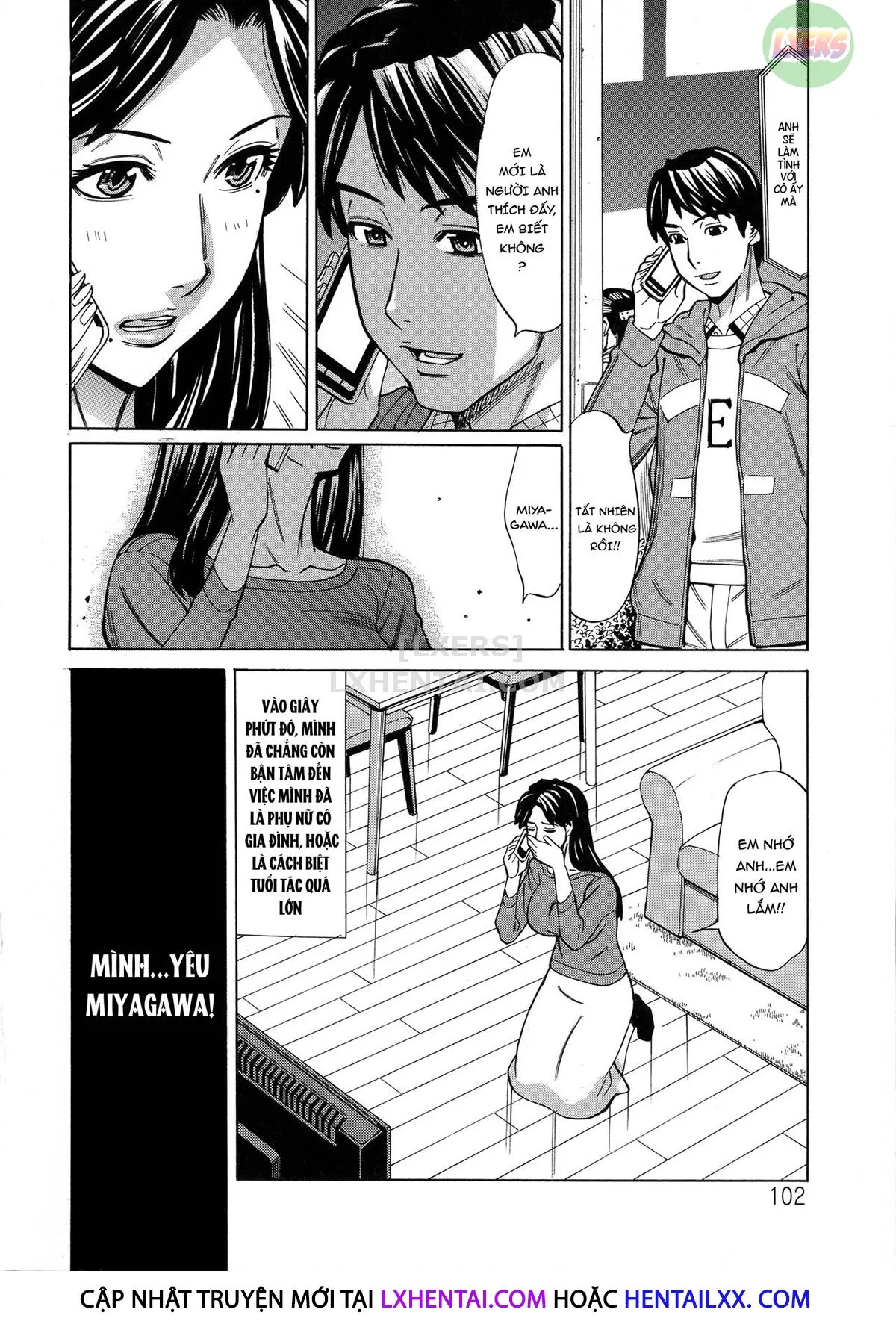 HentaiVN.net - Ảnh 23 - Hitozuma Koi Hanabi [Hajimete no Furin ga 3P ni Itaru made] - Chap 5